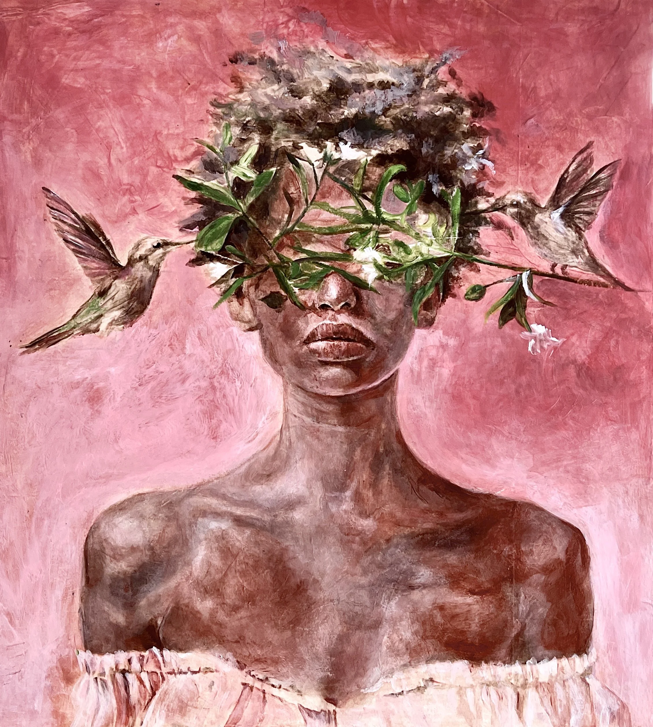 Commission painting by Dina Doyle