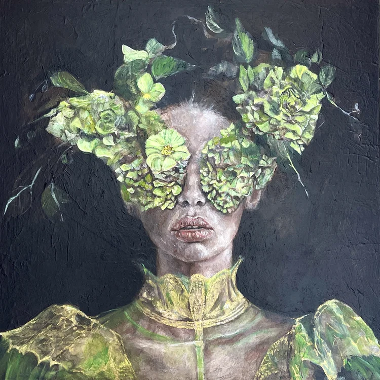 Commission painting by Dina Doyle