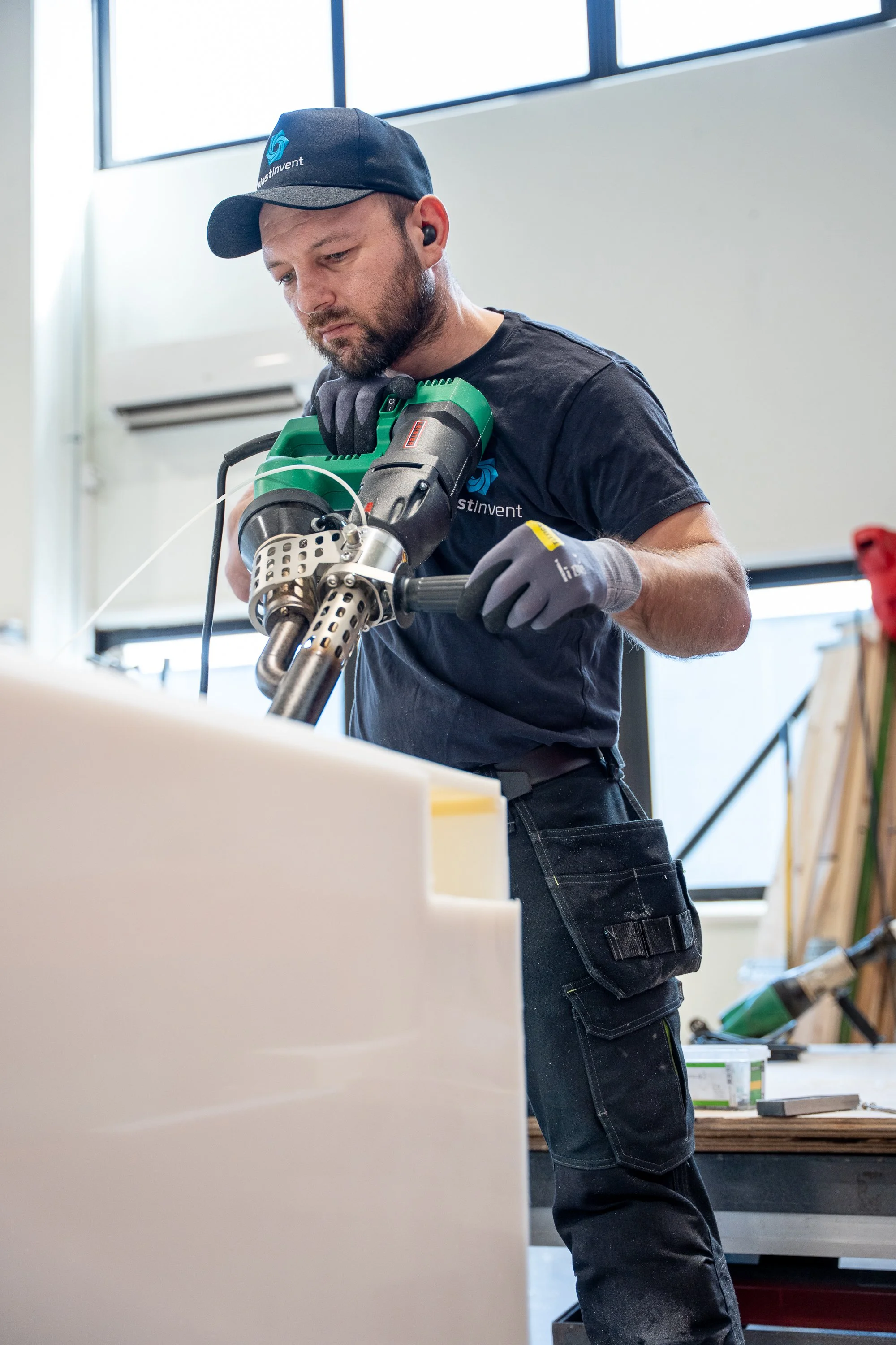 Produksjon av plasttanker med plastsveising