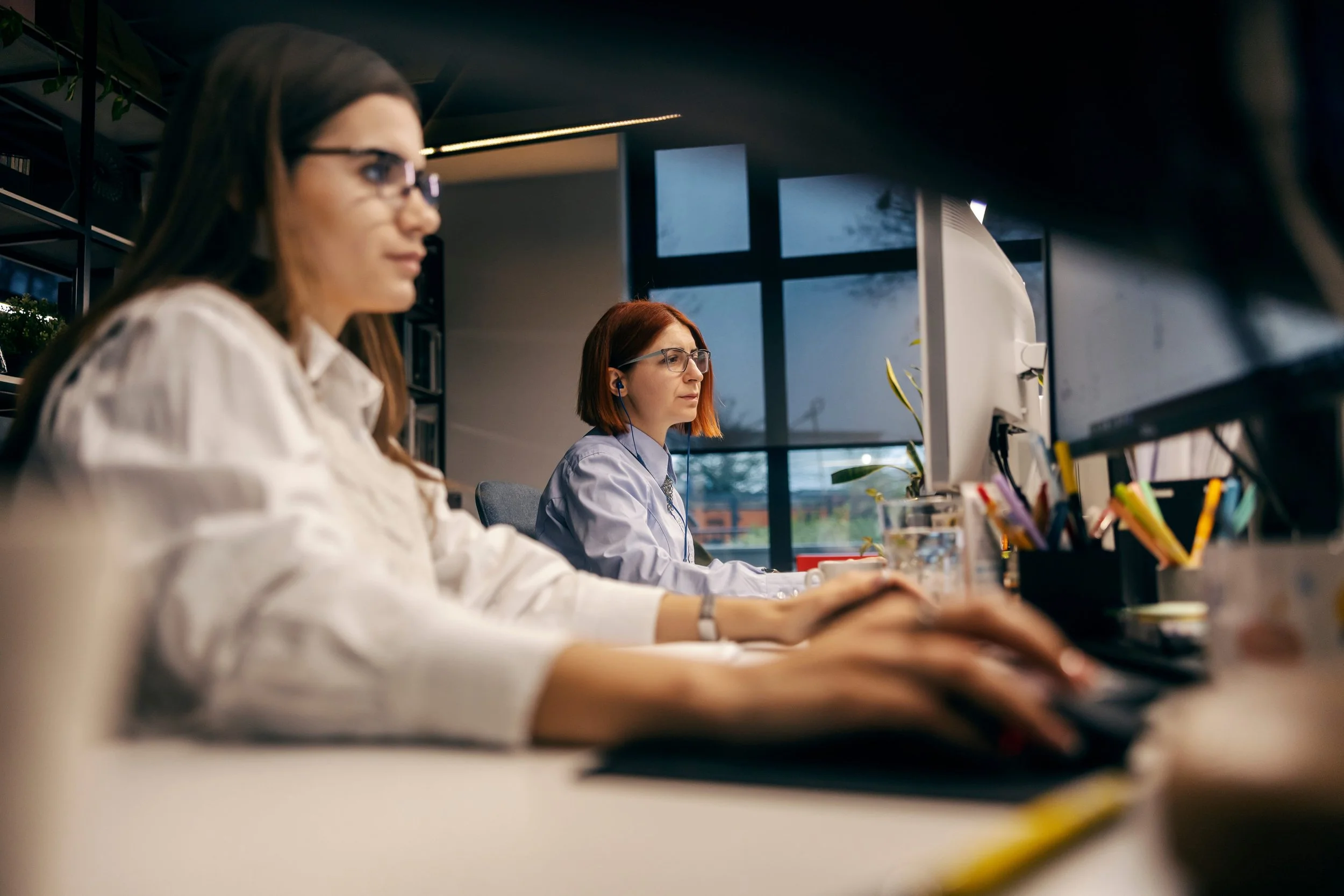 Selective Focus on a Female Architect Working on a Computer. (1).jpg