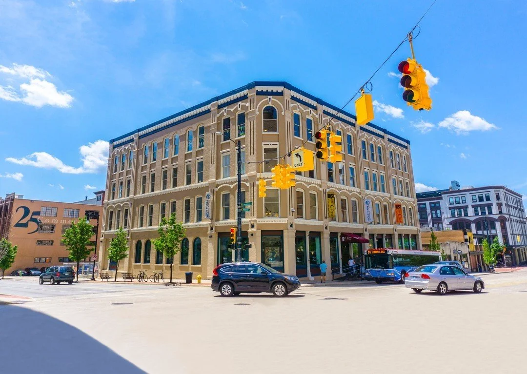 Being a steward of Grand Rapids' history and preserving it for the future is what is in our blood!

Originally built in 1883 as the Leonard Building, this historic gem has always been about innovation and entrepreneurship. Named after Charles H Leona