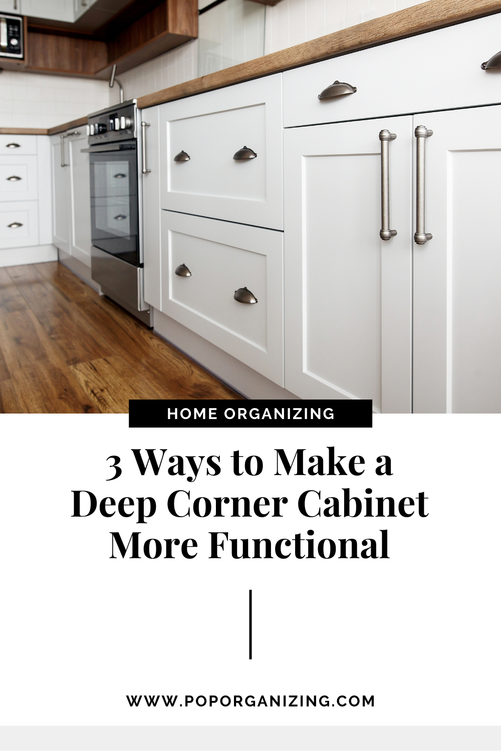 3 Ways to Make a Deep Corner Cabinet More Functional