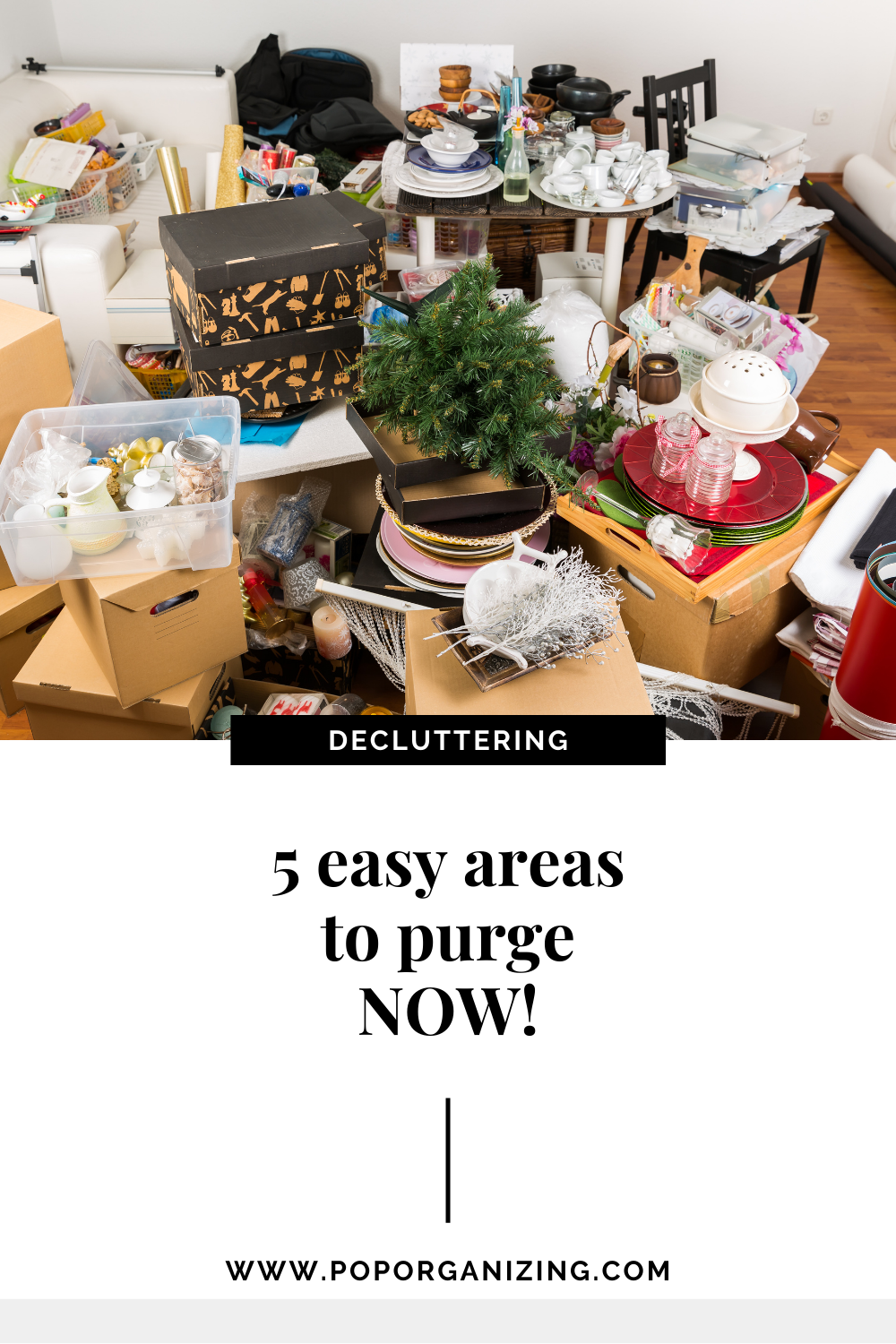  5 easy areas to purge NOW!