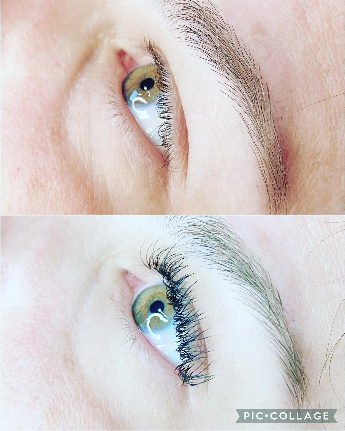 Nice little before and after of what a classic set done by @michelle_pinkpineapplebeautyco can do for your lashes. 

Most people don&rsquo;t want those dramatic mega volume lash extensions. Adding some classics to your lashes can make all the differe