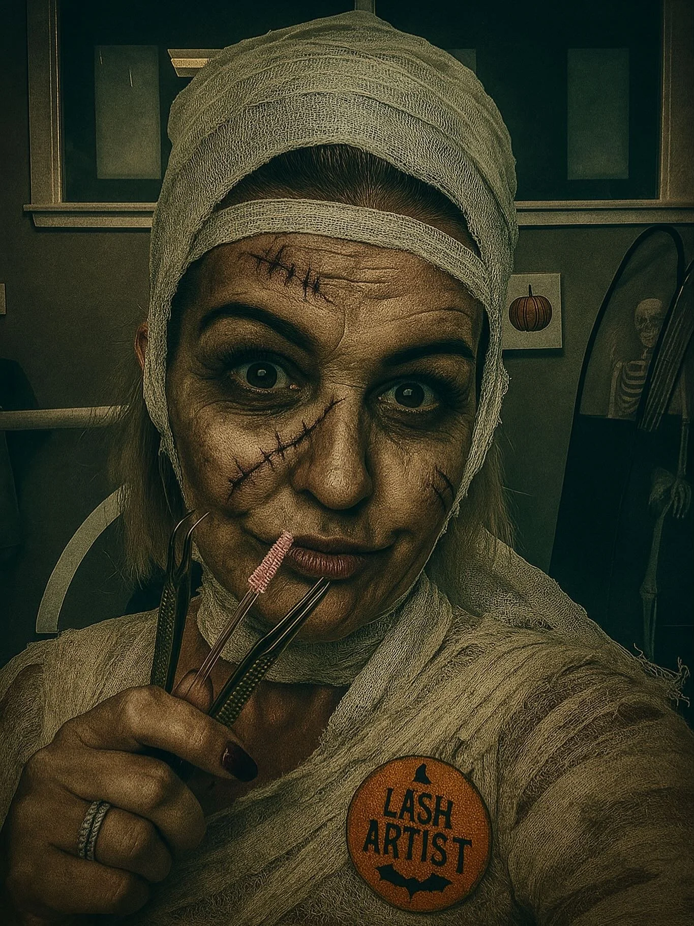 Mummy knows best 👁️🕸️ Book your lash set before it&rsquo;s a grave mistake! 💀

#PinkPineappleBeautyCo #DanversLashes #NorthShoreBeauty #LashExtensionsDanvers #DanversMA #NorthShoreMA #MassLashArtis #SupportLocalDanvers #DanversSmallBusiness #Spook