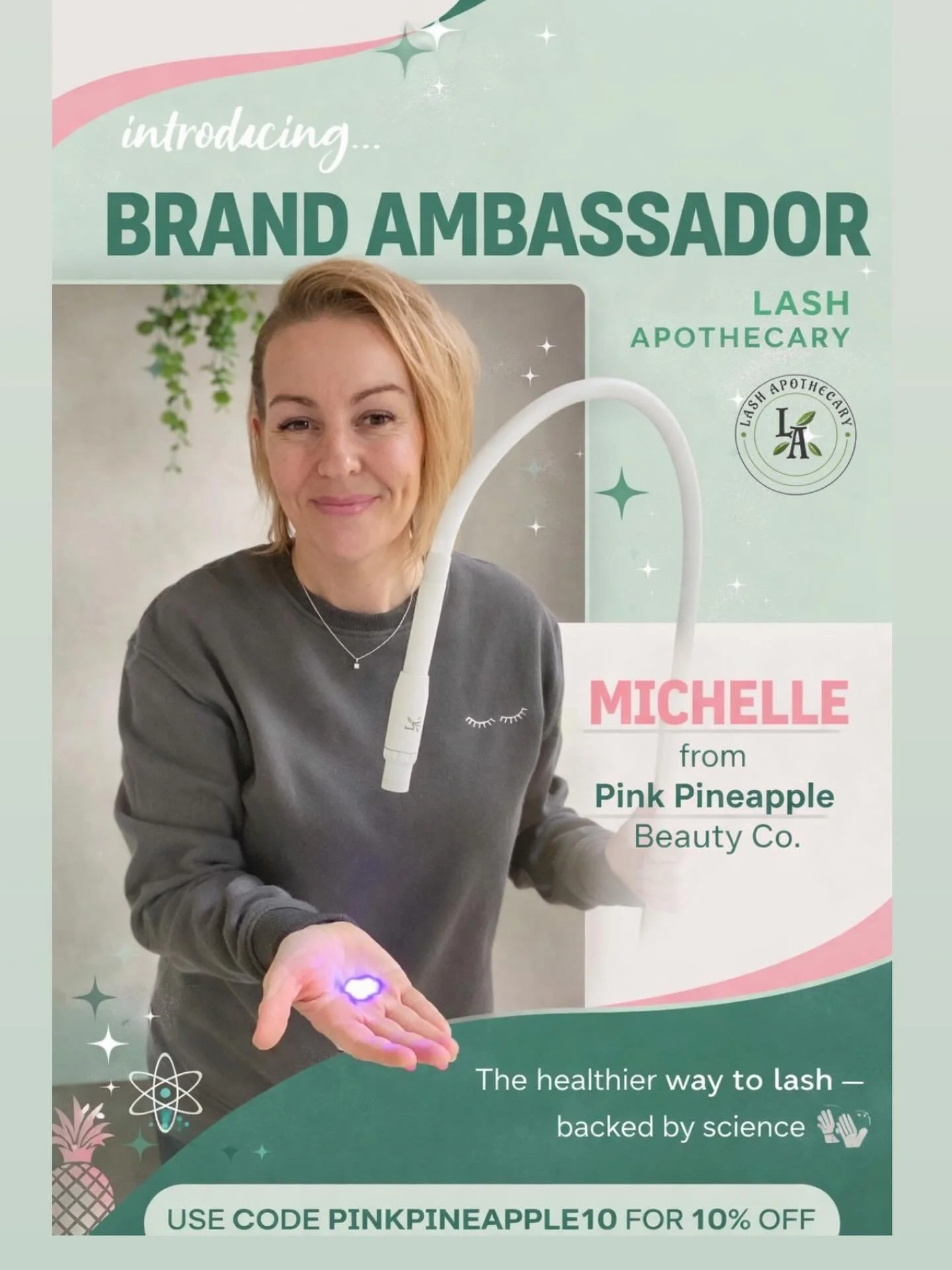 I&rsquo;ve been waiting to share this&hellip; 🥹💚

I&rsquo;m officially a Brand Ambassador for @lash_apothecary

If you&rsquo;ve laid on my lash bed, you already know this isn&rsquo;t just another brand to me. This is the company that completely cha