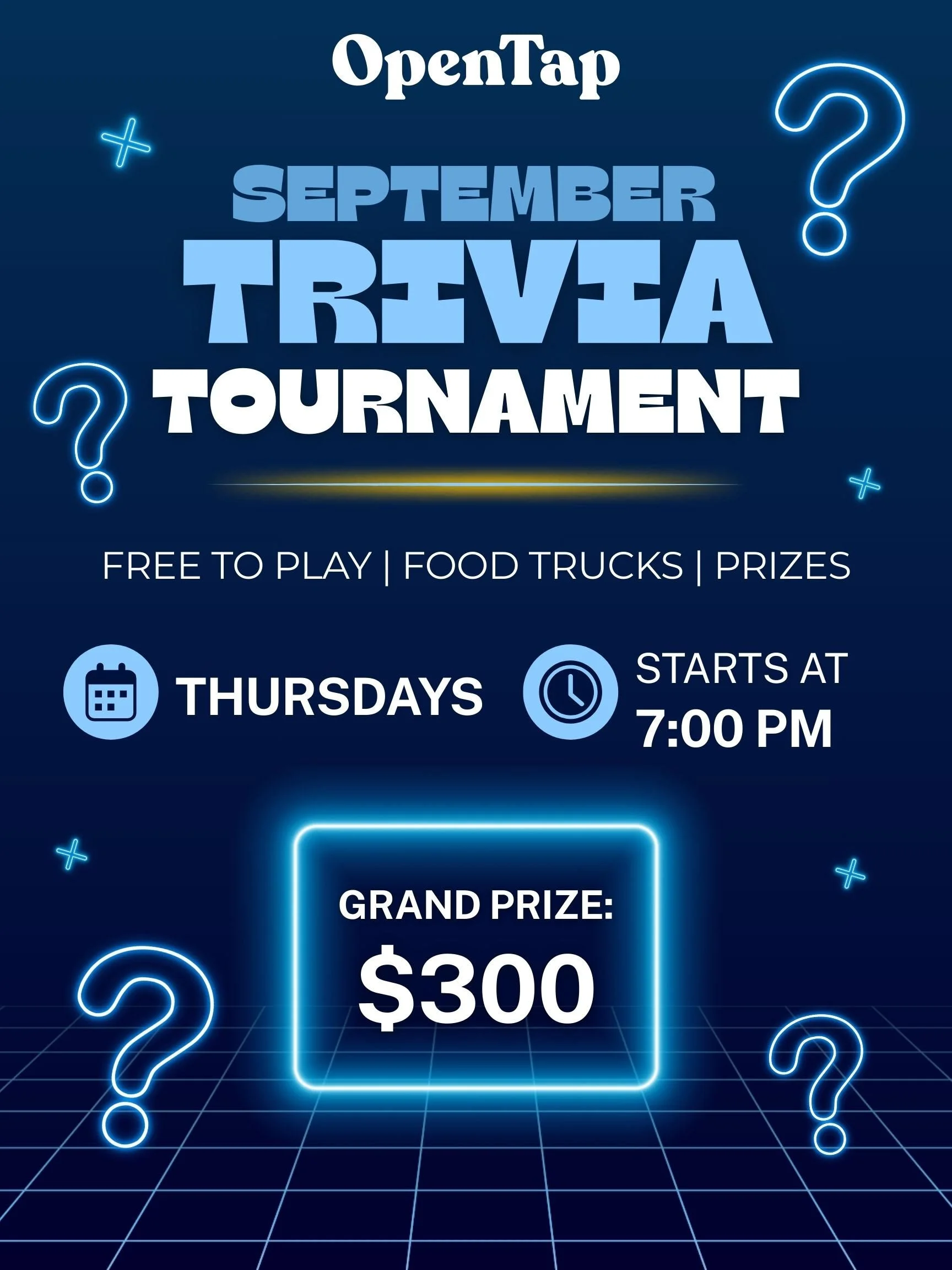 September Trivia Tournament