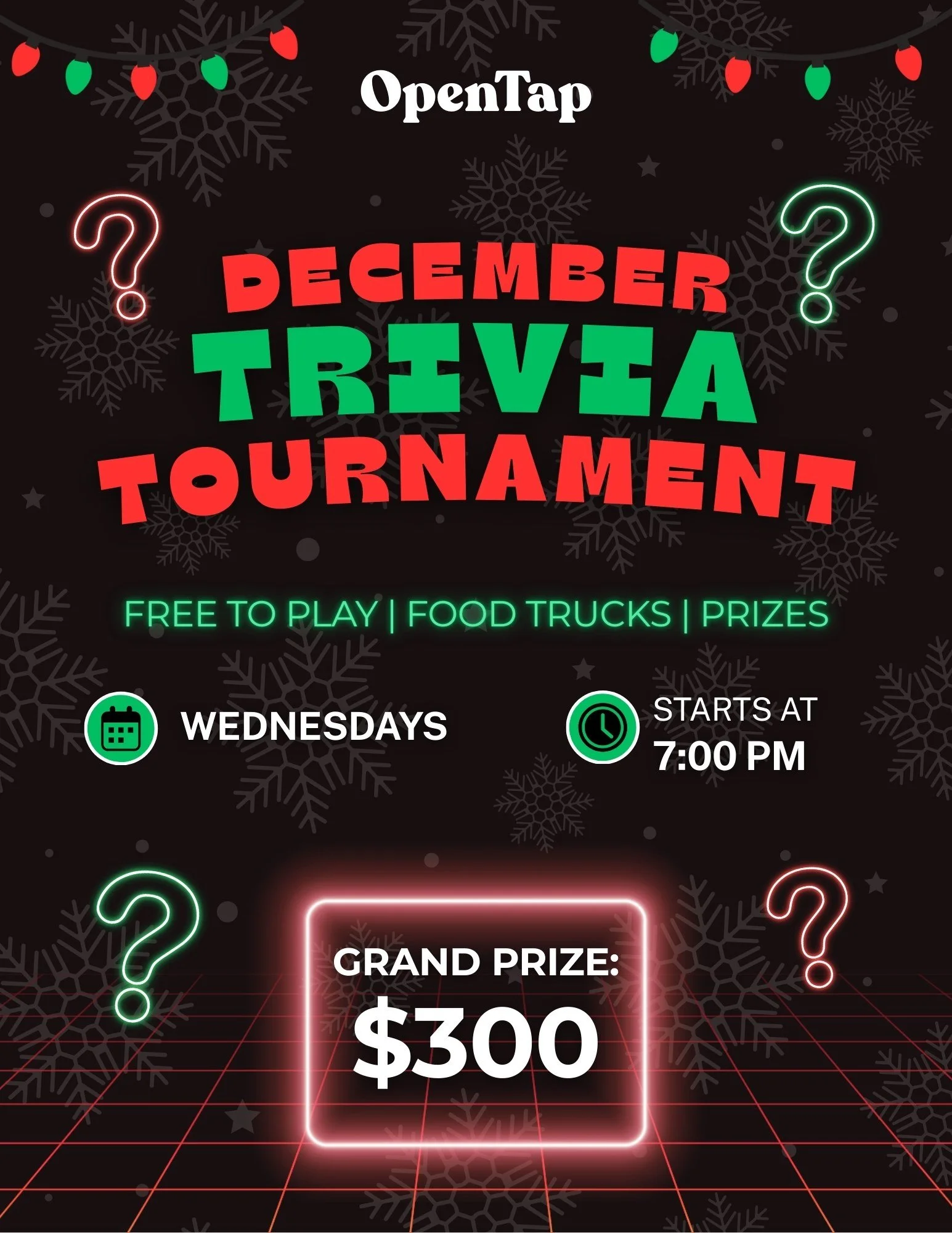 December Trivia Tournament
