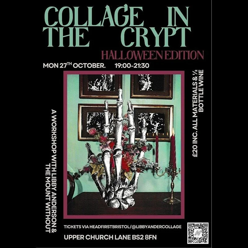 Collage in the Crypt: Halloween edition