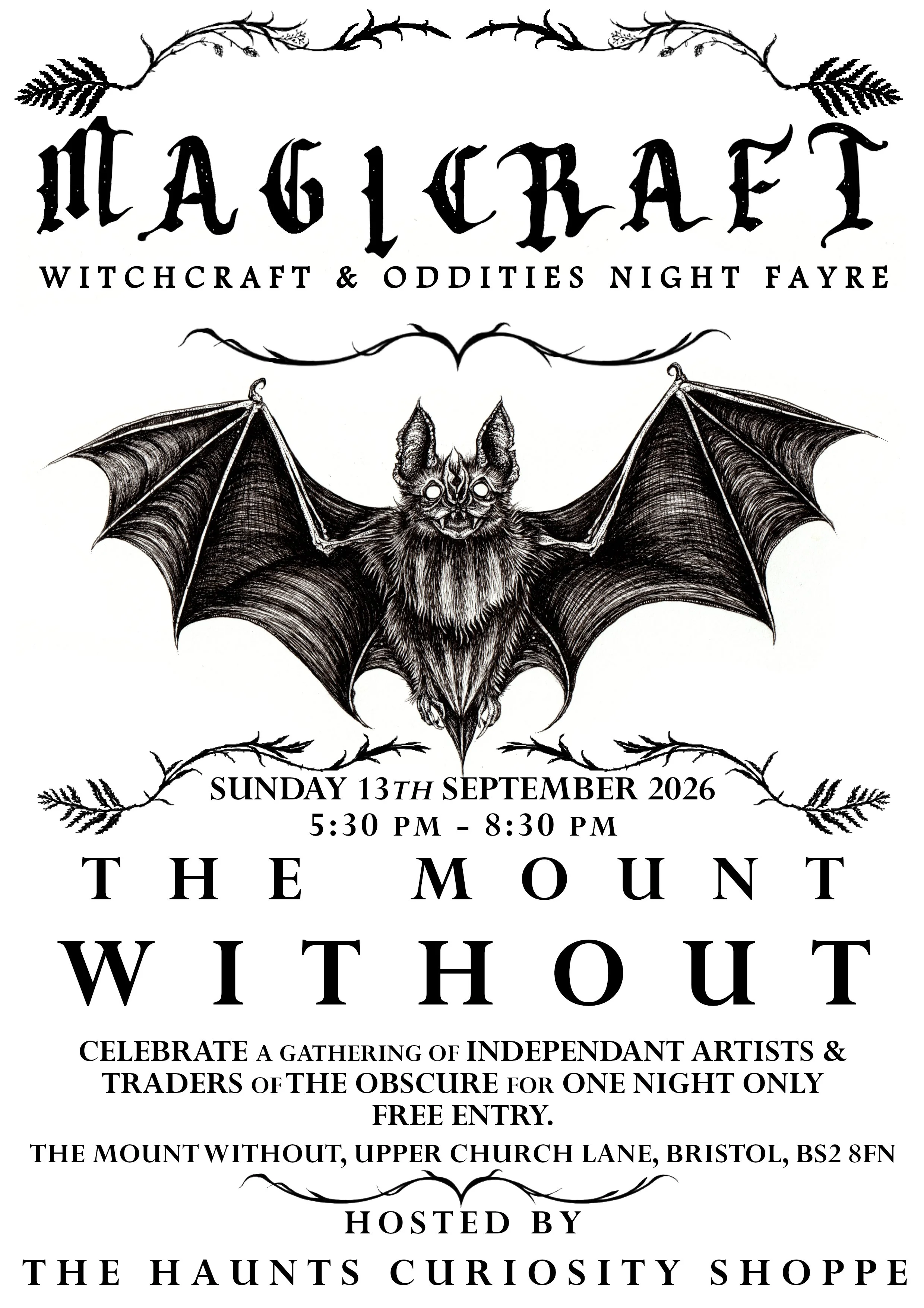 MAGICRAFT : WITCHCRAFT & ODDITIES NIGHT FAYRE