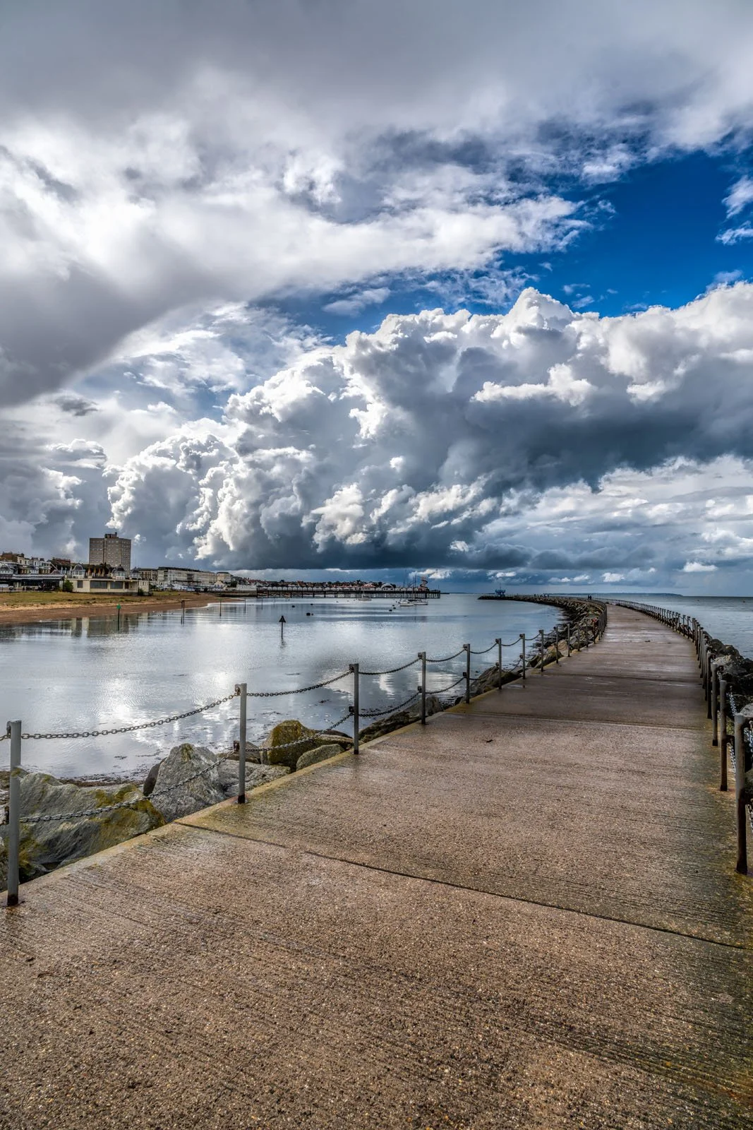 Dramatic clouds over Herne Bay