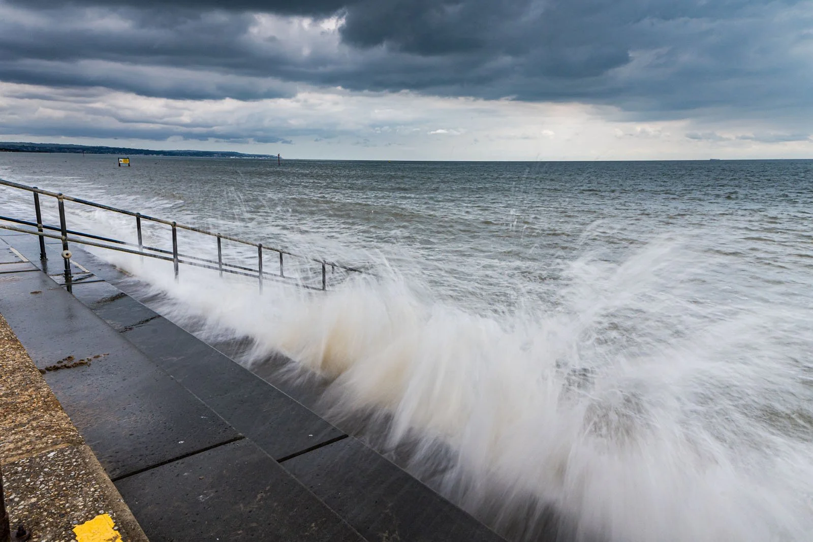 High tide at Dymchurch