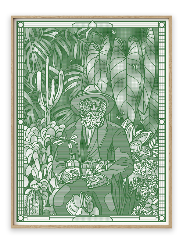 Børge Bredenbekk botanist kunst trykk.png