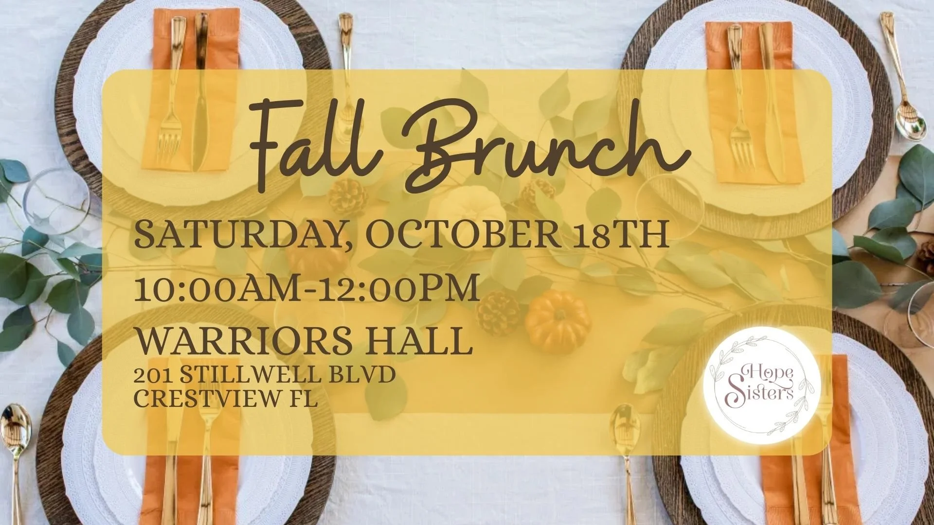 Hope Sisters Fall Brunch