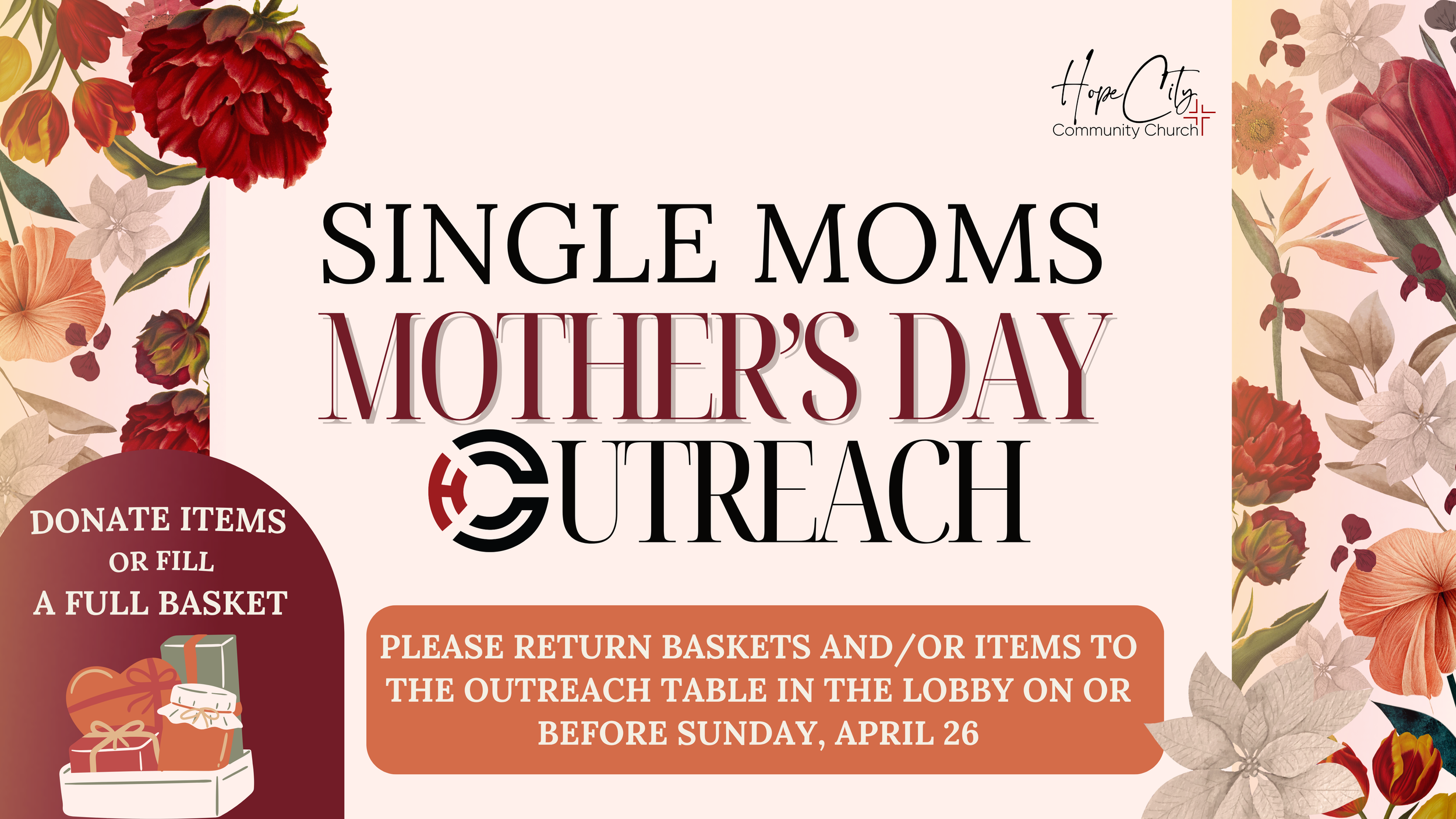 Single Moms Mother's Day Outreach