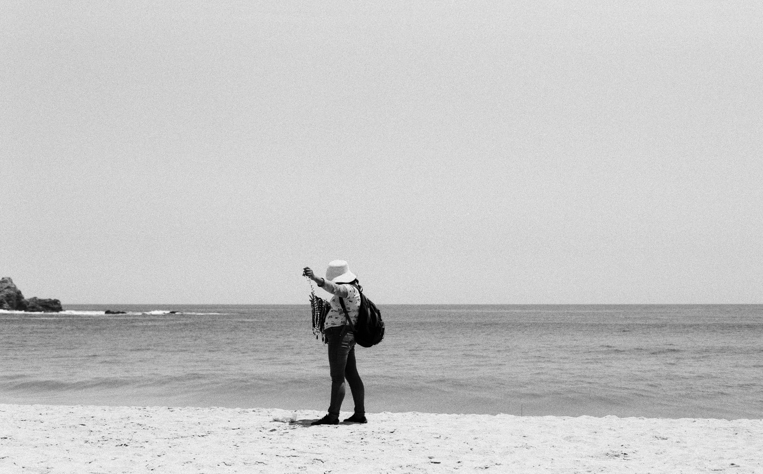marea, corriente y lento hablar series (Costa de Oaxaca)