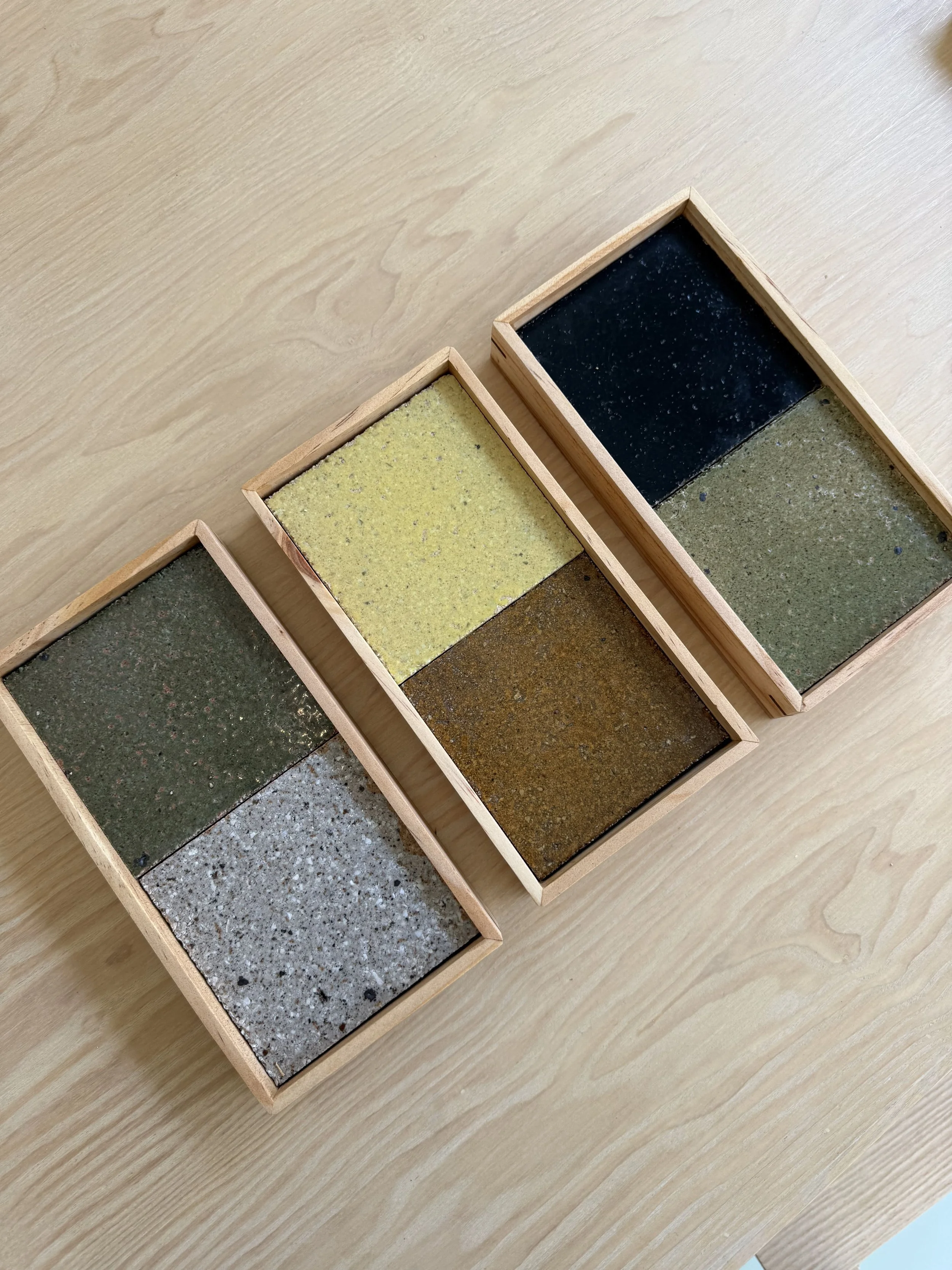 stripe tray - forest
