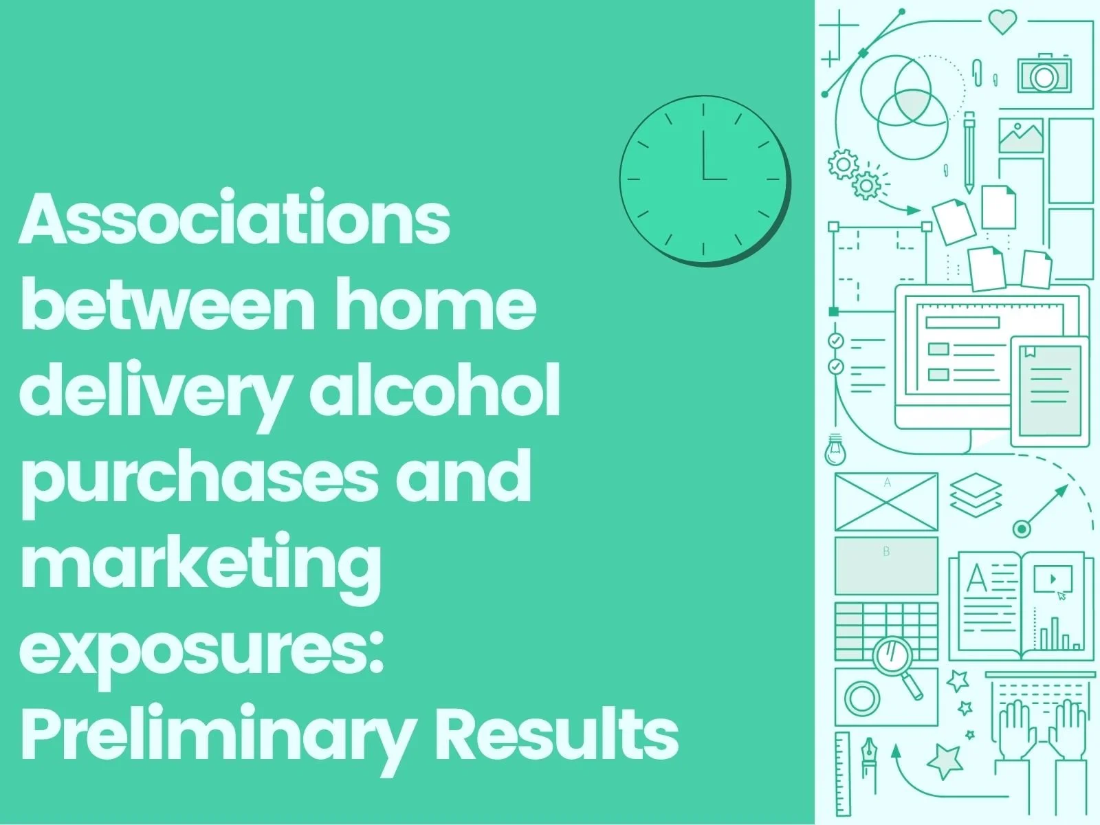Associations between home delivery alcohol purchases and marketing exposures: Preliminary Results