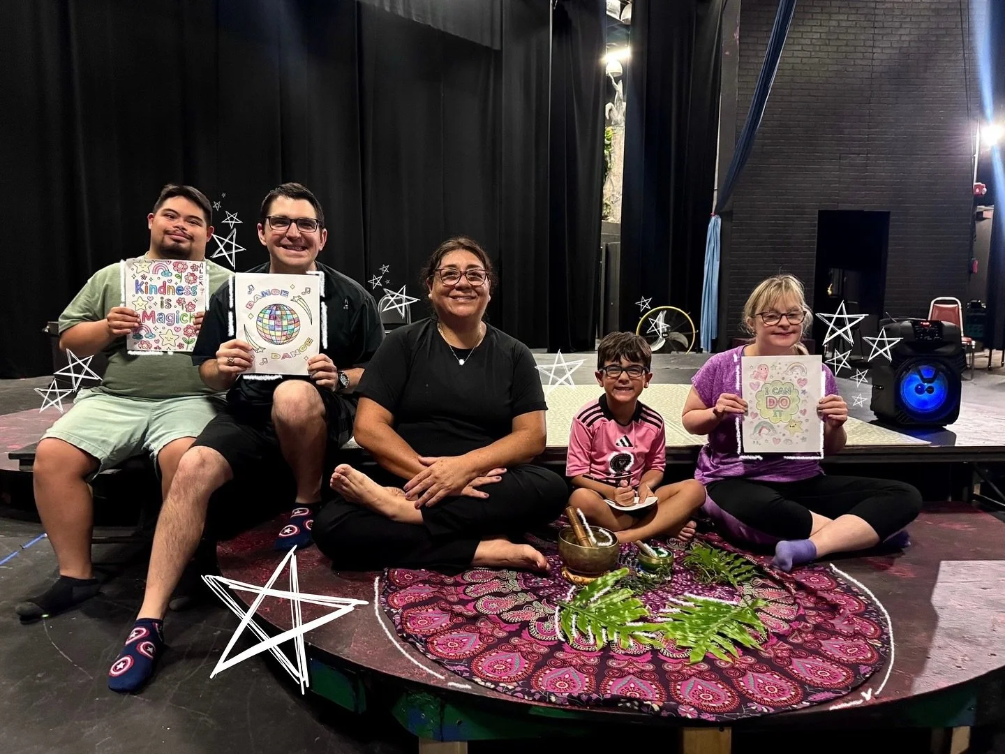 Throwback to our last Beyond The Stage Workshop with @yoga4specialneeds where our actors were able to practice yoga and mindfulness alongside their favorite broadway hits! 
Thank you to Sylvia Valverde for bringing joy, movement, and a peaceful envir