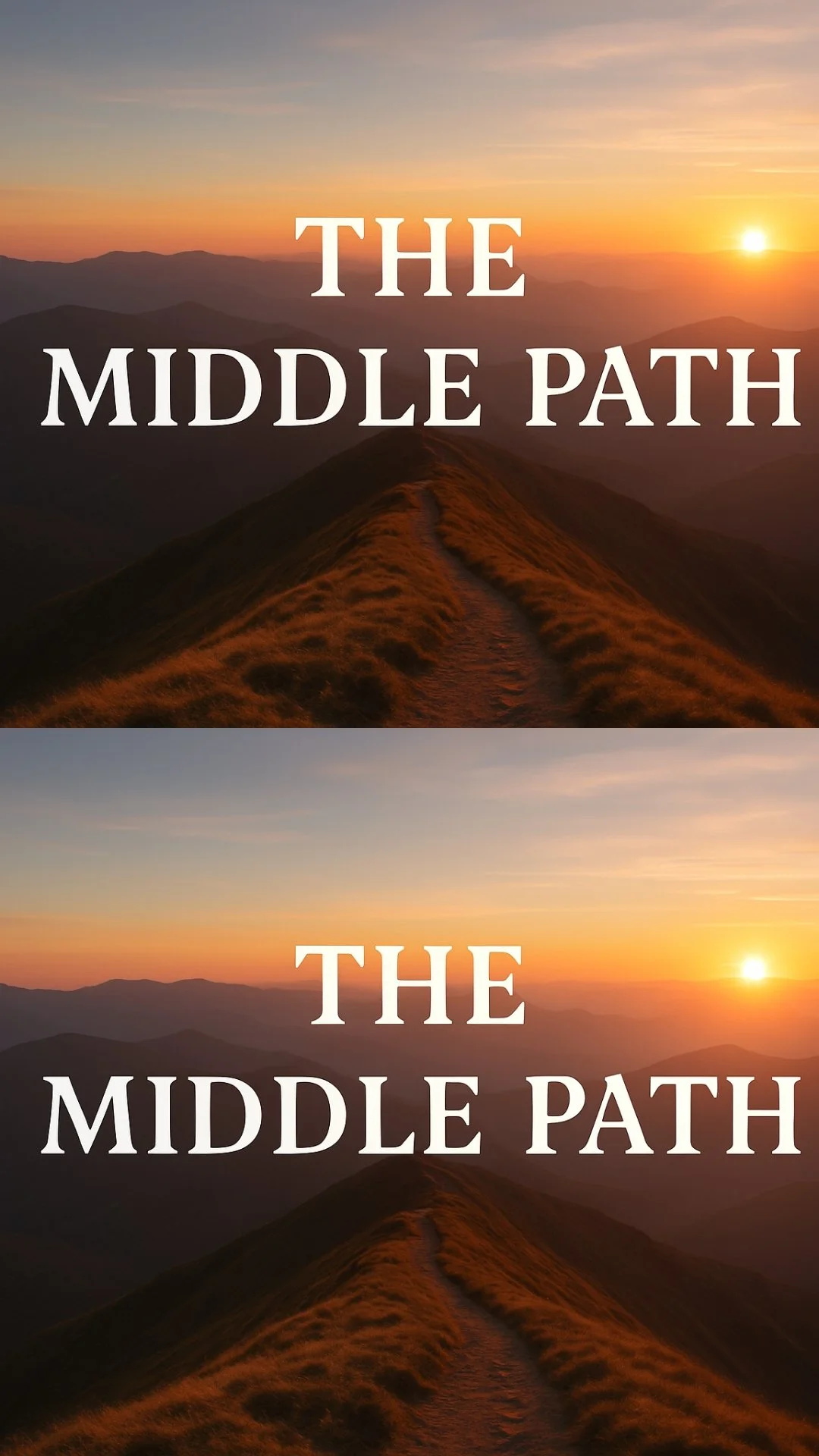 Walking the Middle Path in the Shadow of Judgment