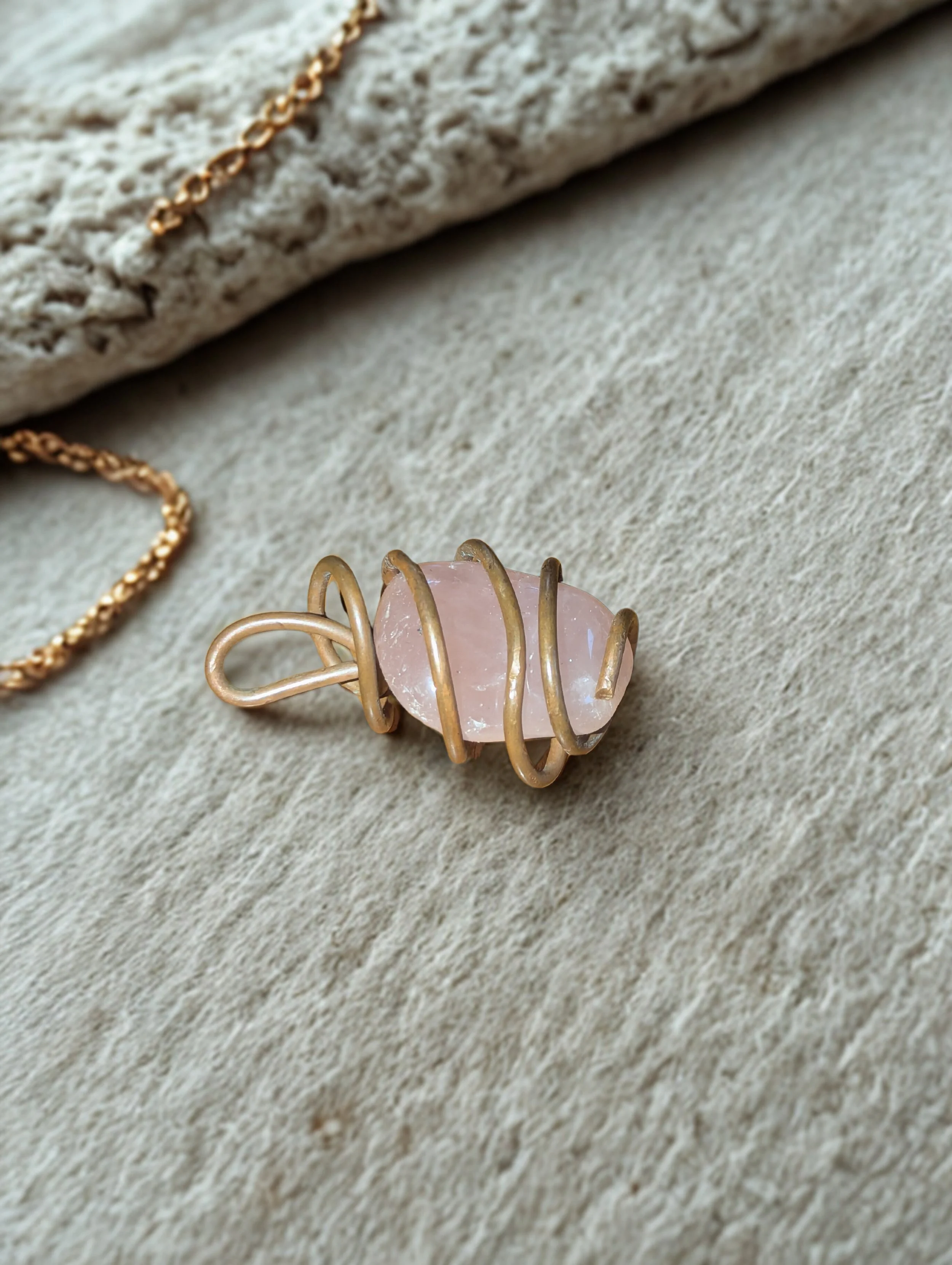 Rose Quartz Pendant