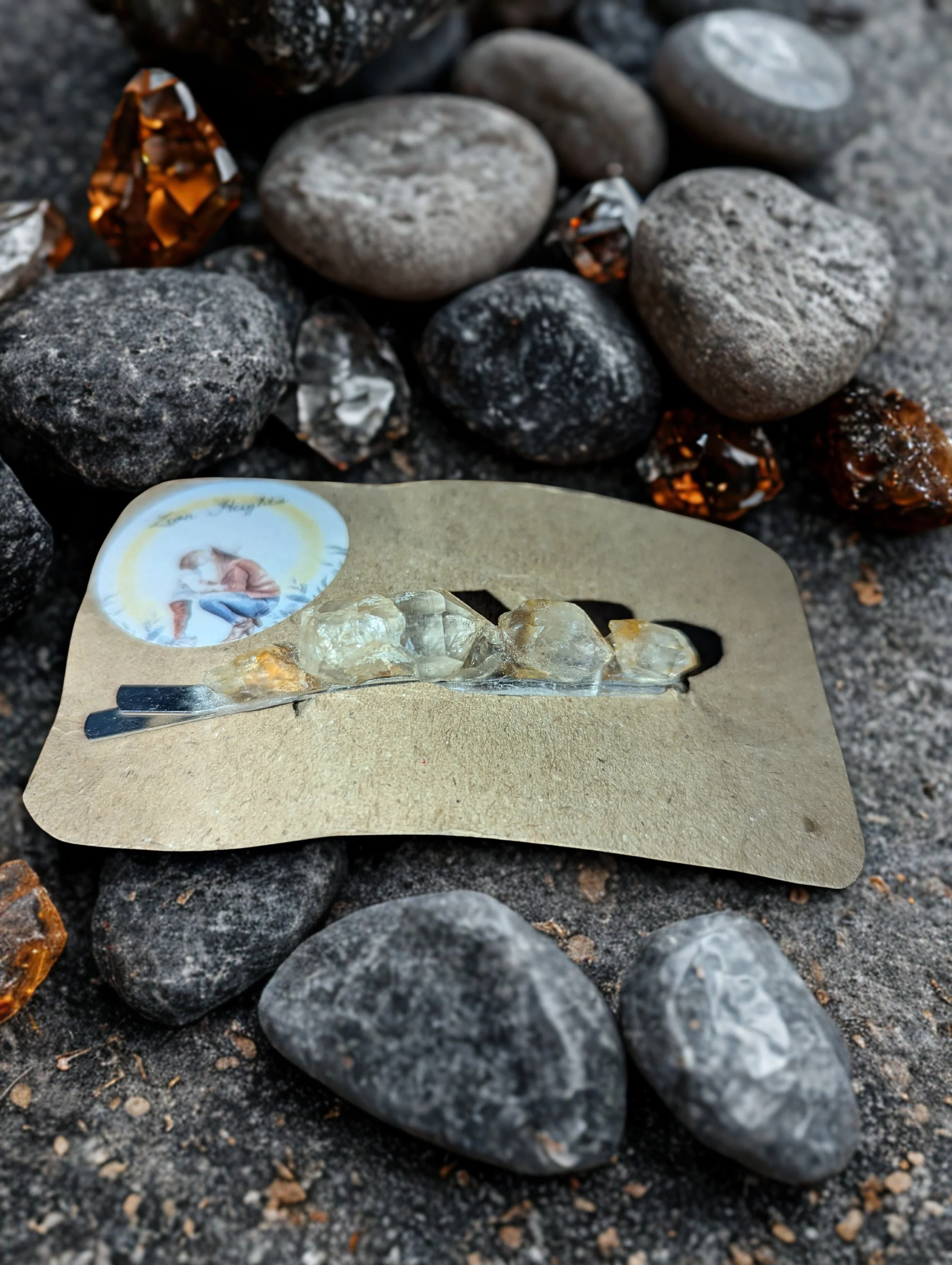 Smoky Quartz Hair Accessory