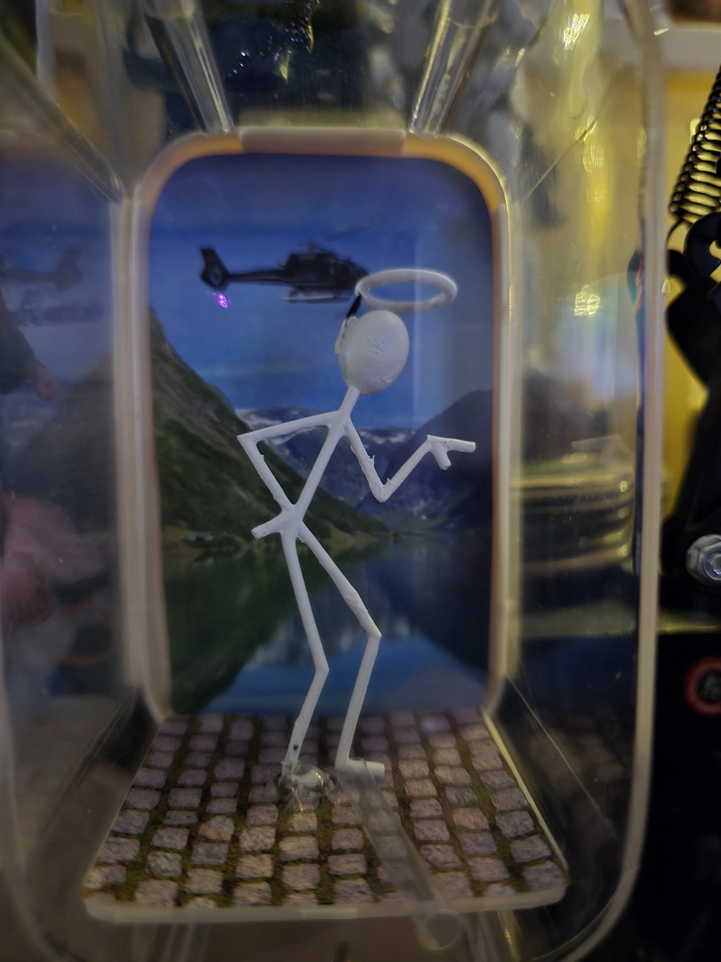 The Saint inspired stickman