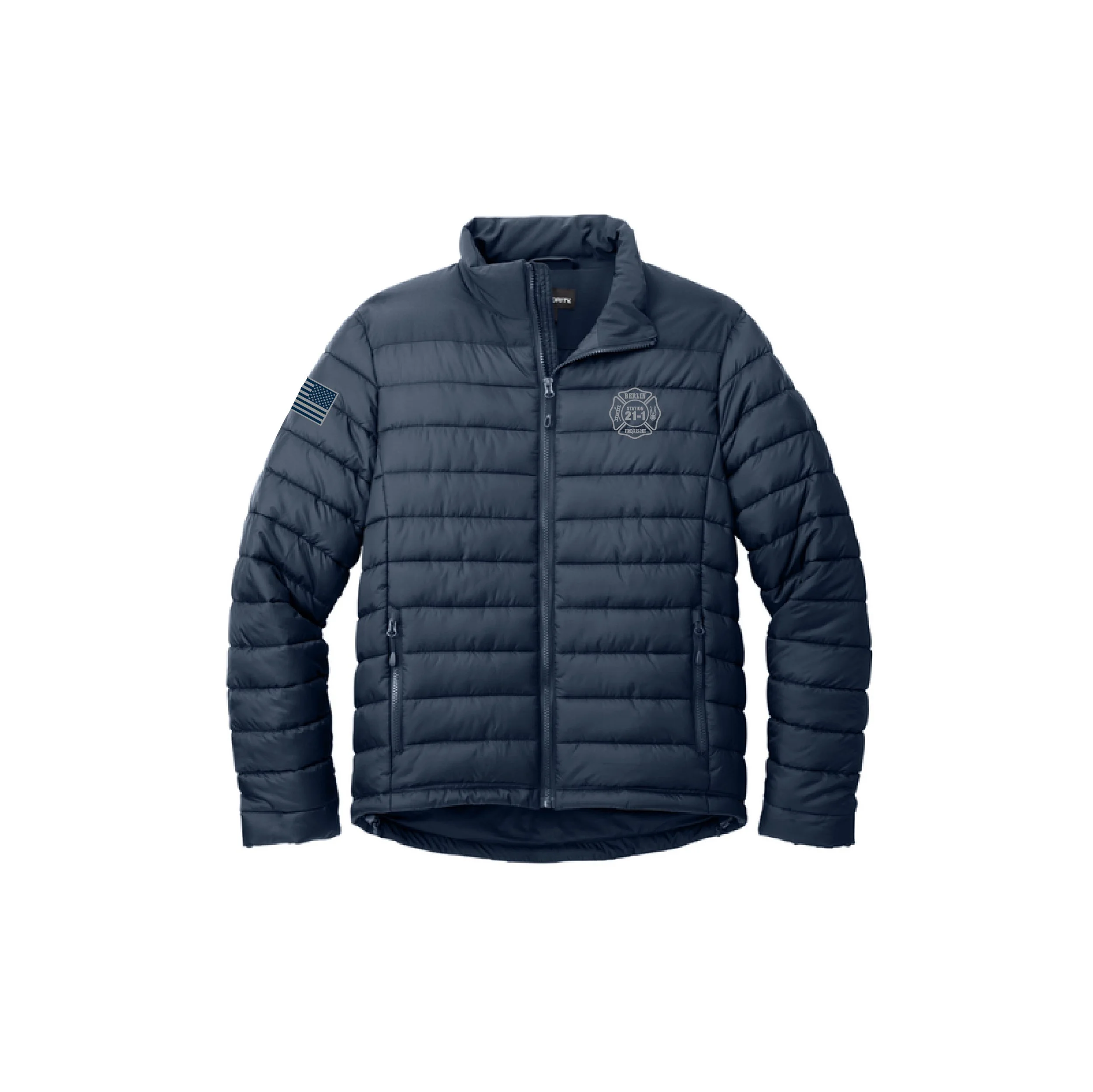 J364BF-SUB Adult Port Authority Horizon Puffy Jacket!!! Embroidered Logos!