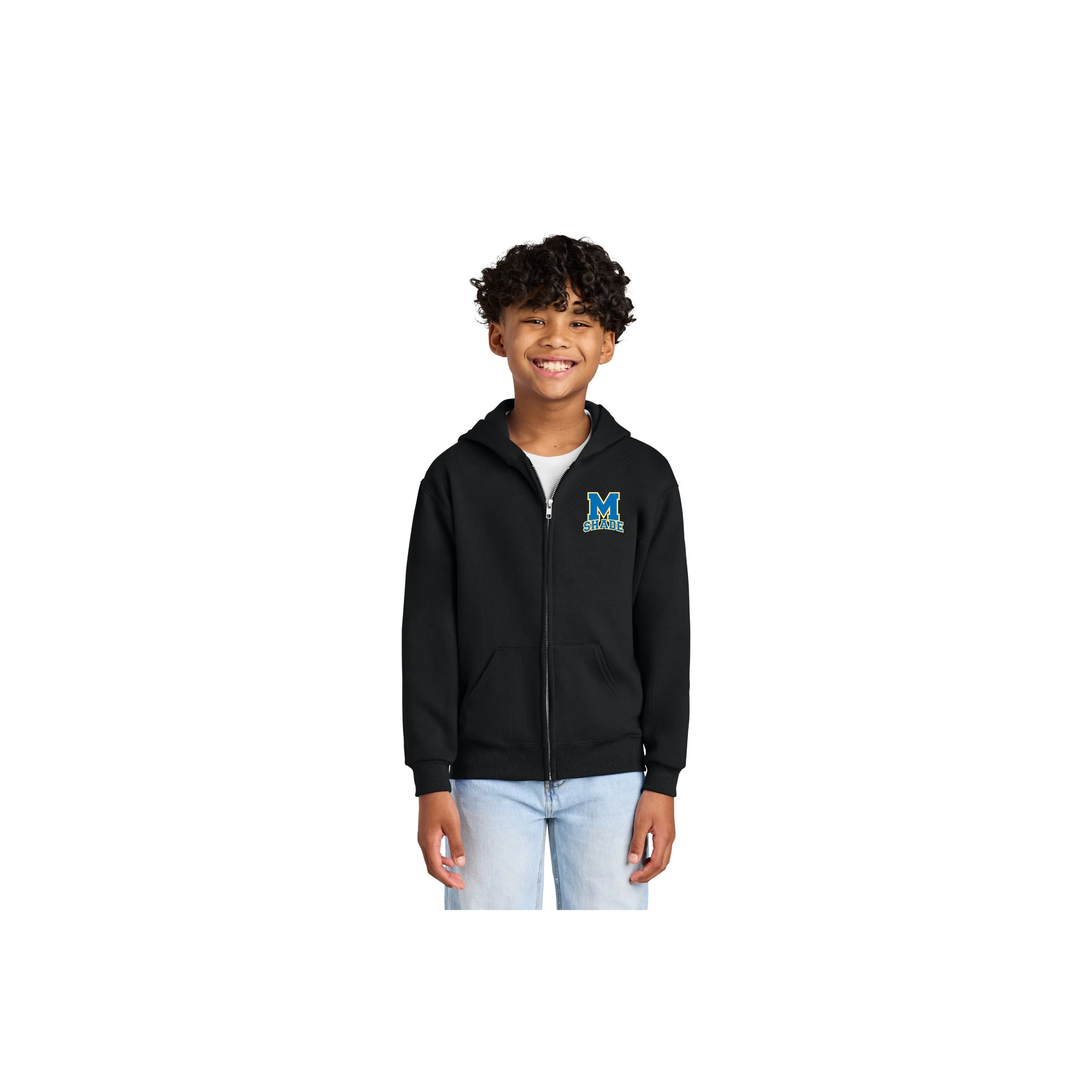 YS993B-YMSH  Youth Jerzees Full Zip Sweatshirt!