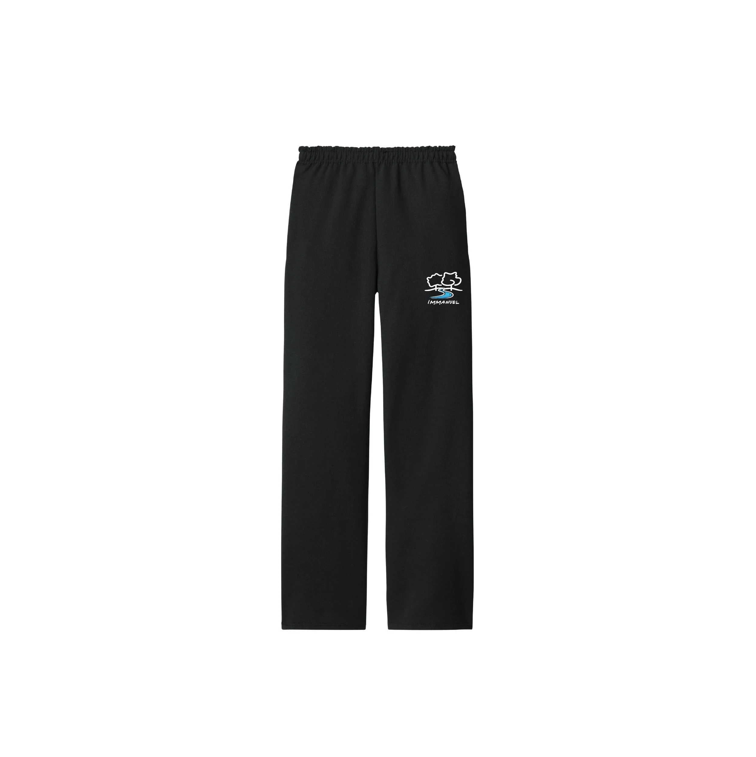 IM-974MP Adult Jerzees Open Bottom Sweatpants with Pockets!!!