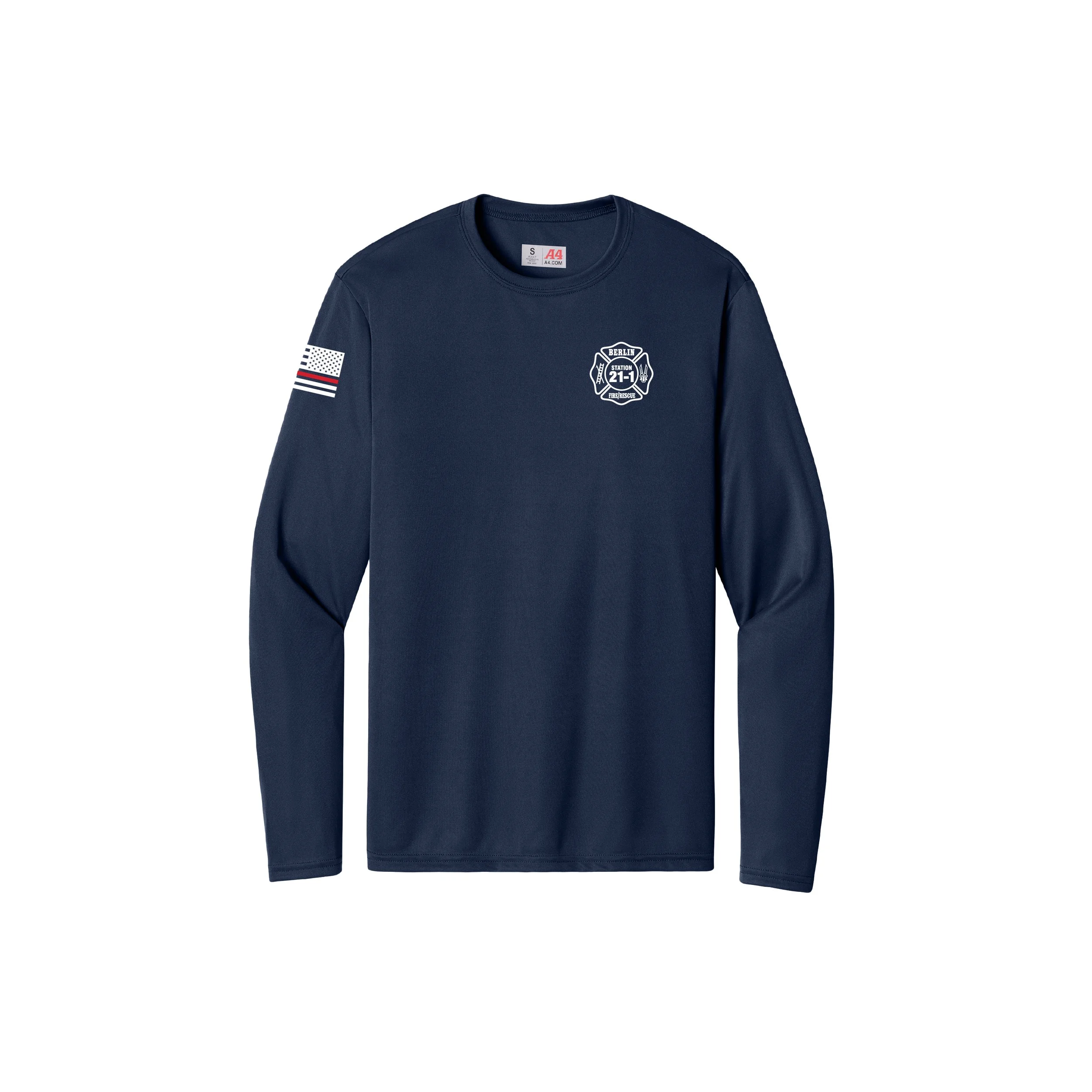 A4N3165BF-D1 Adult A4 Cooling Performance Long Sleeve Tee!!