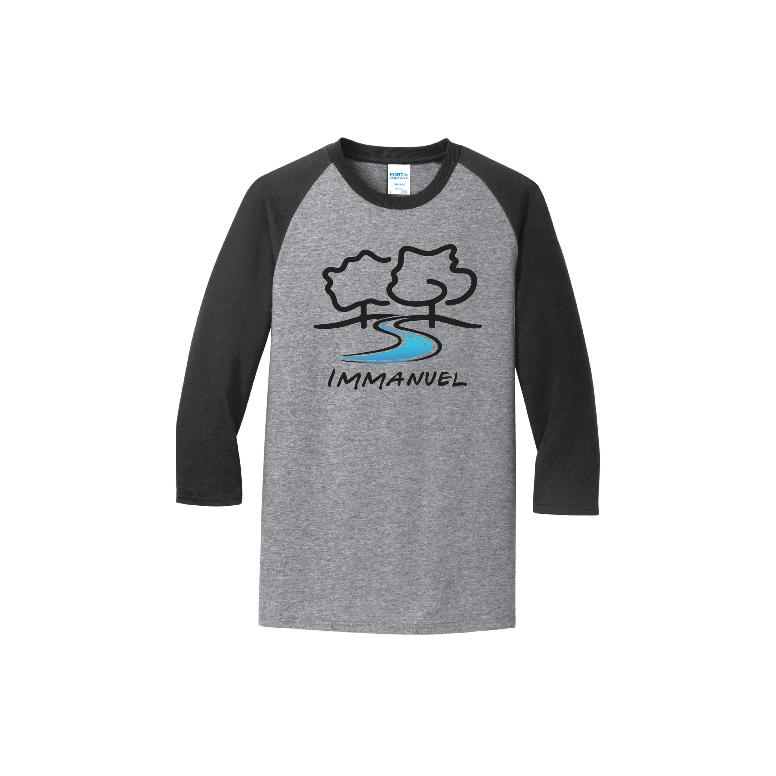 IM-PC55RS/YT200 Adult and Youth 3/4 Raglan Sleeve Tee!!