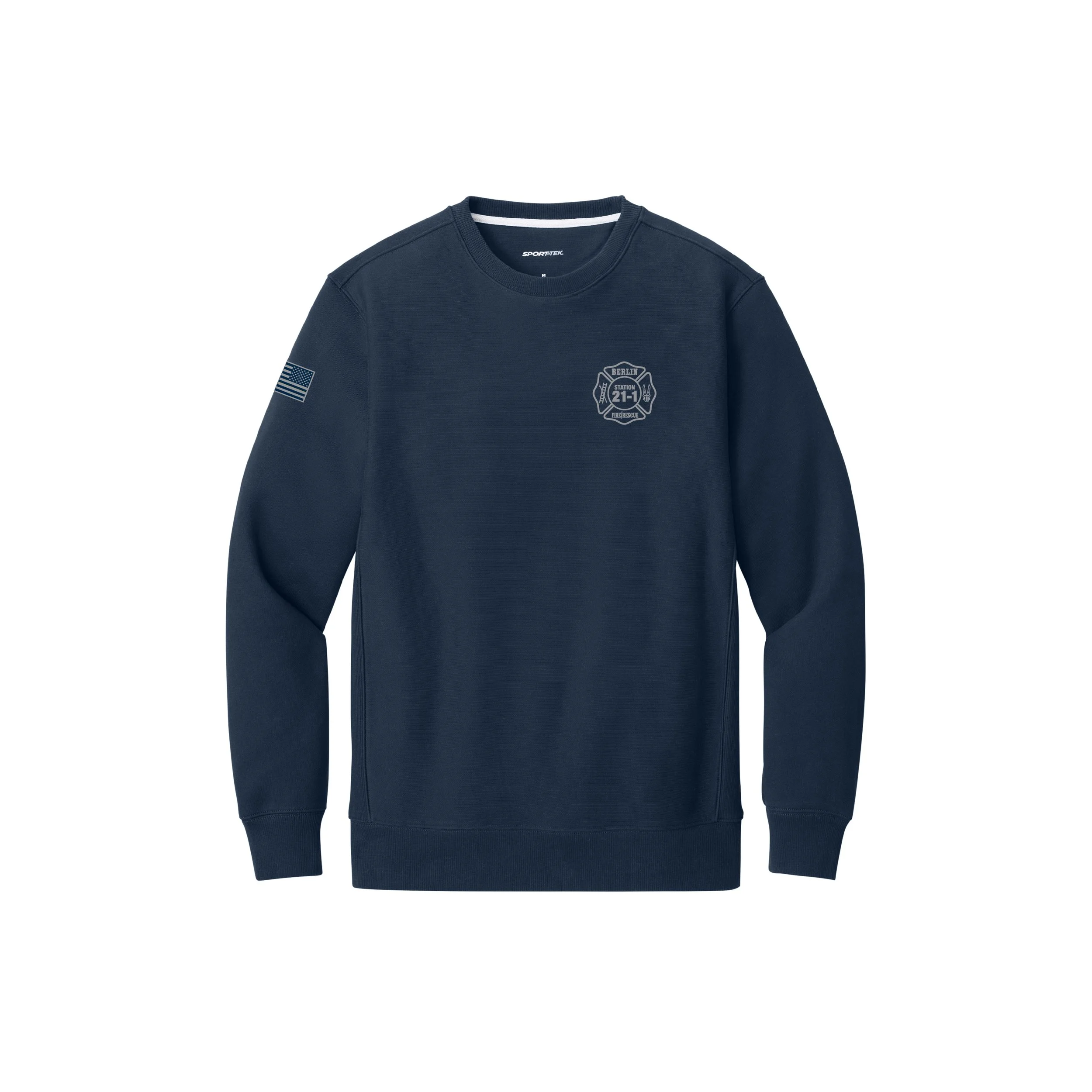 F280BF-SUB Adult Sport Tek Super Heavyweight Crewneck Sweatshirt!!! Embroidered Logos!