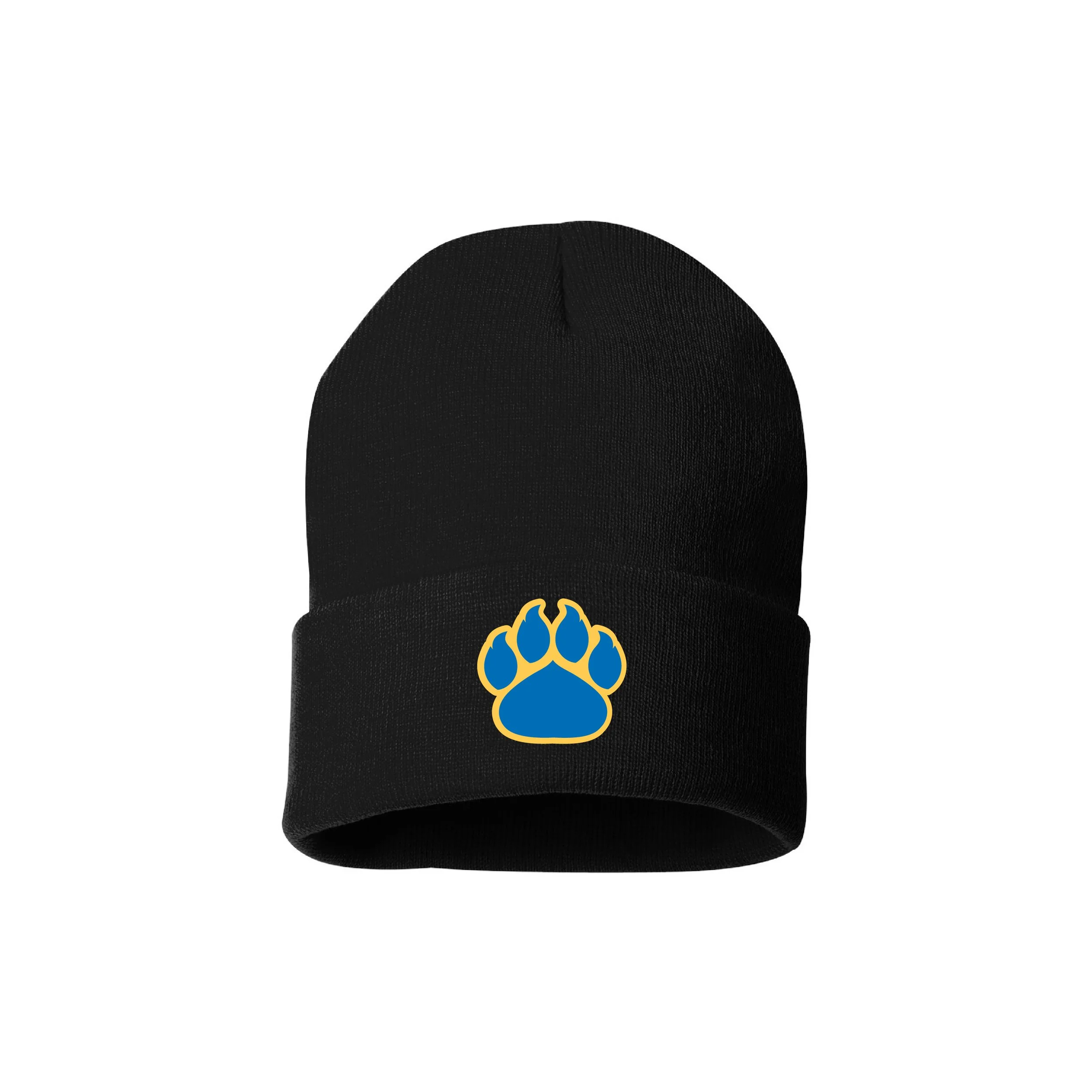 YSSP12-PAW 12" Cuffed Beanie! Embroidered Logo!