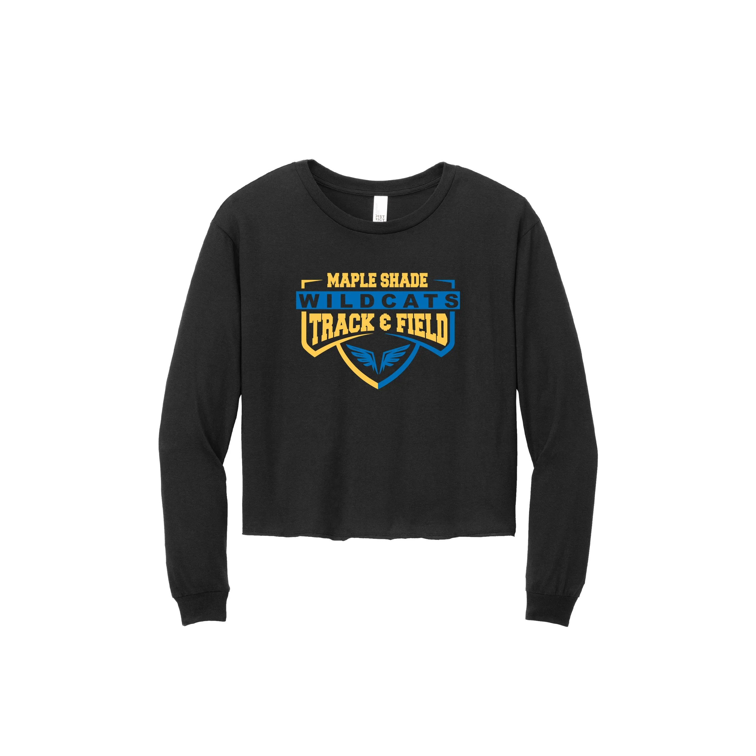 MSTF DT141-SH Ladies District Crop Long Sleeve Tee!