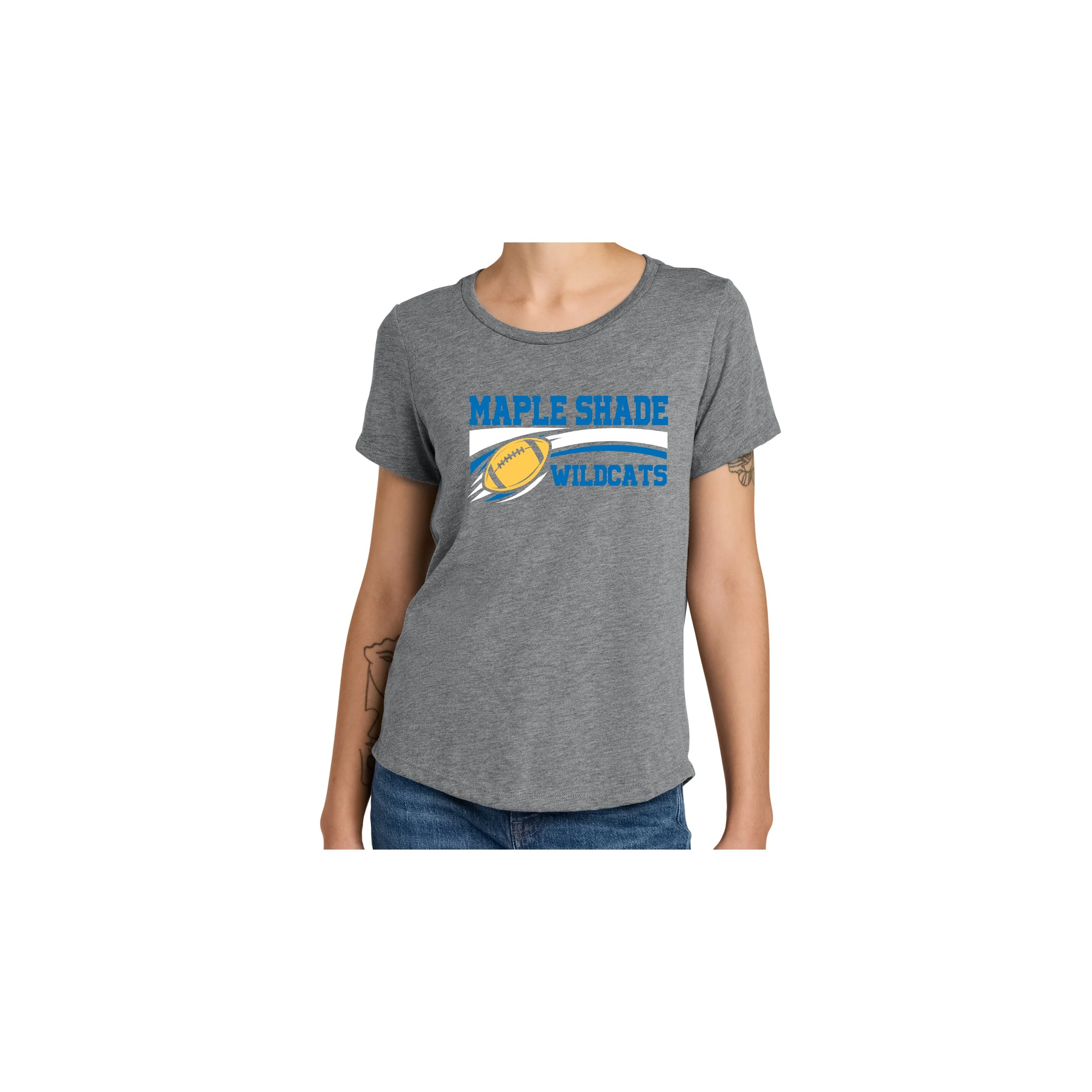 MSF-AL2015-D2 Ladies All Made TriBlend Scoop Neck Short Sleeve Tee