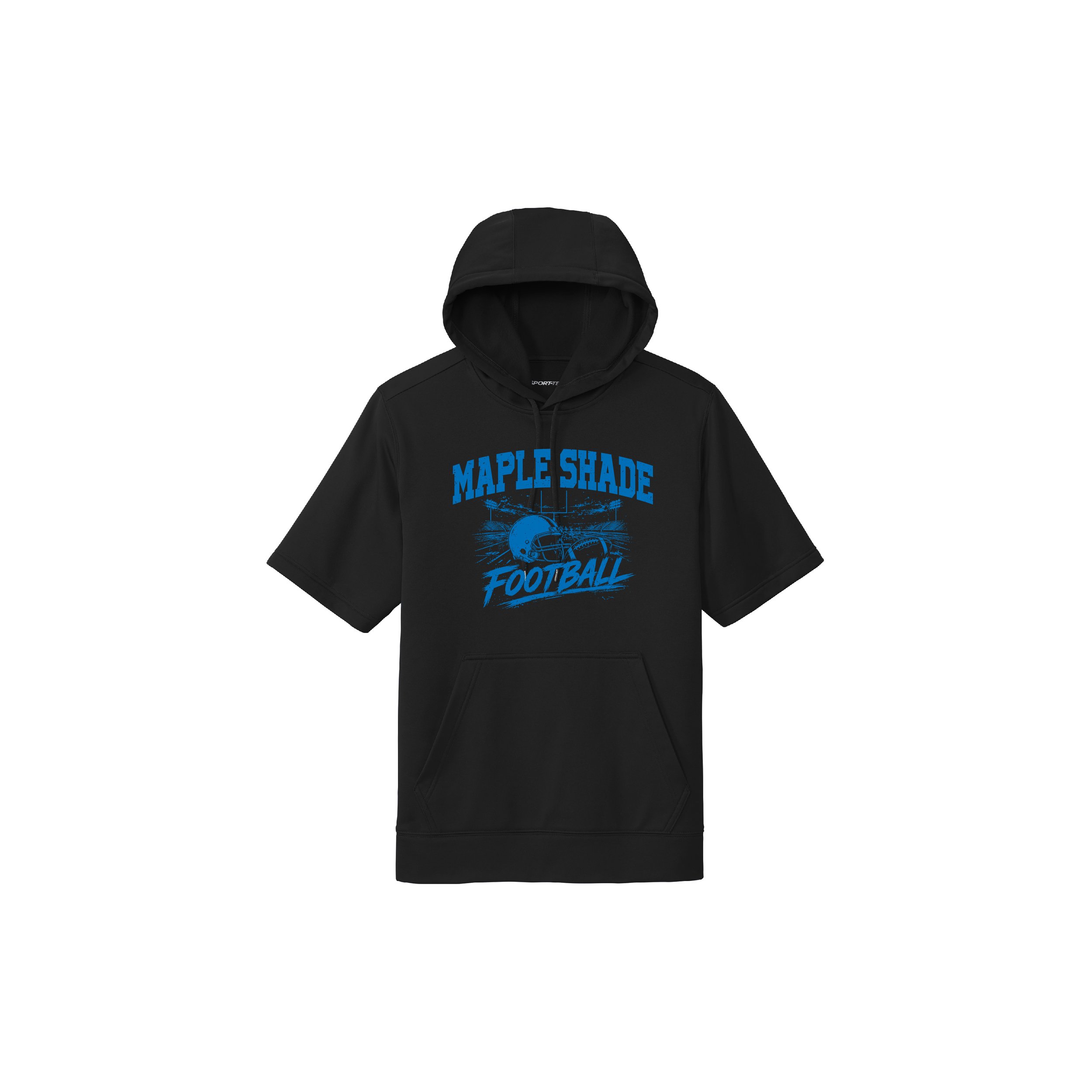 MSF-ST251-D3 Sport Tek Short Sleeve Fleece Hoodie