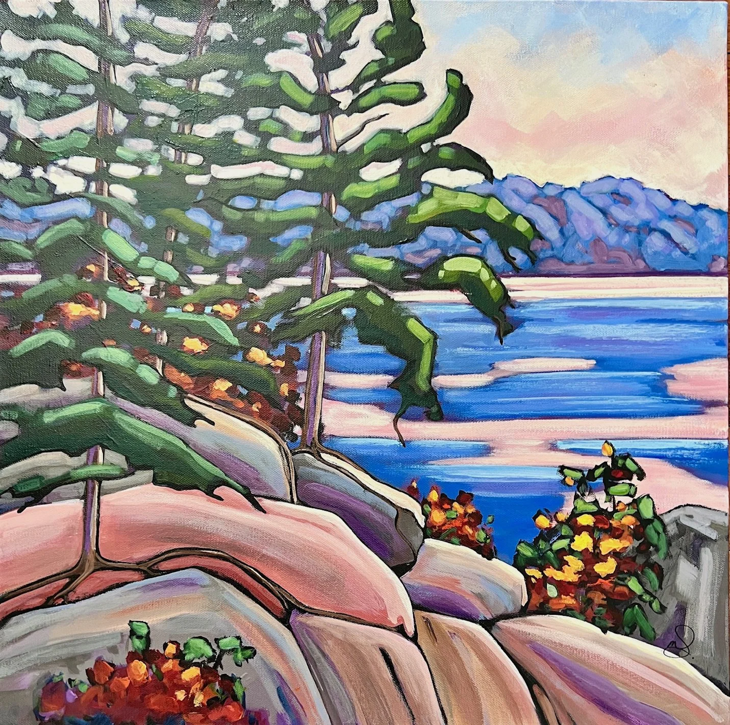 Change of Season
20x20" Acrylic on canvas 
$675