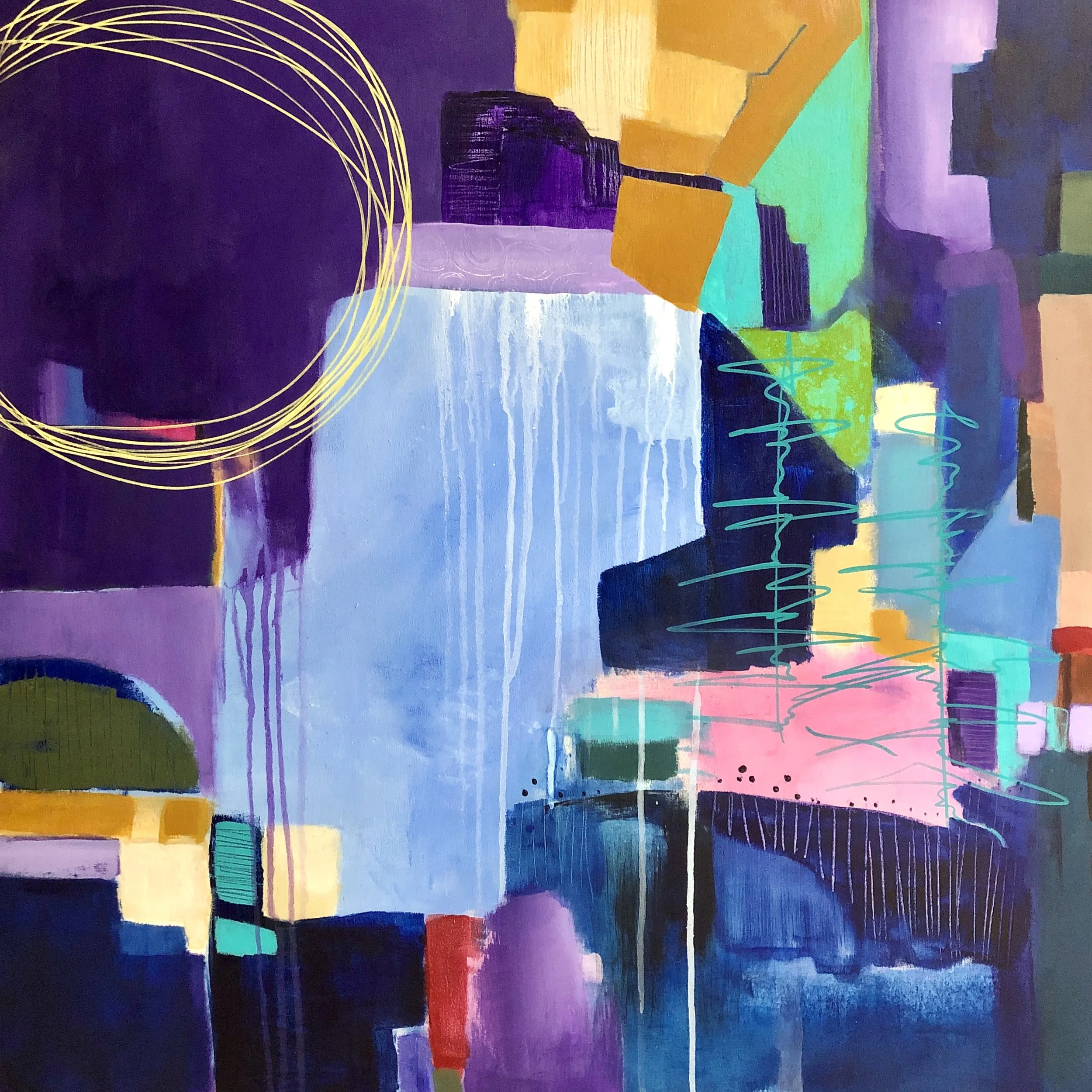 Spring Rain
30x30 Acrylic on Panel
$900