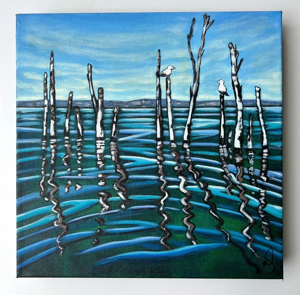 Afternoon Chat II
12x12 Acrylic on canvas
$250