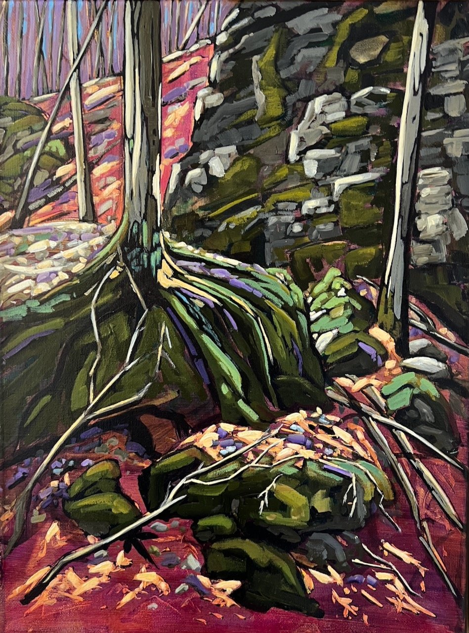 In the Rocks (Metcalfe)
16x12" on canvas, framed
$575
