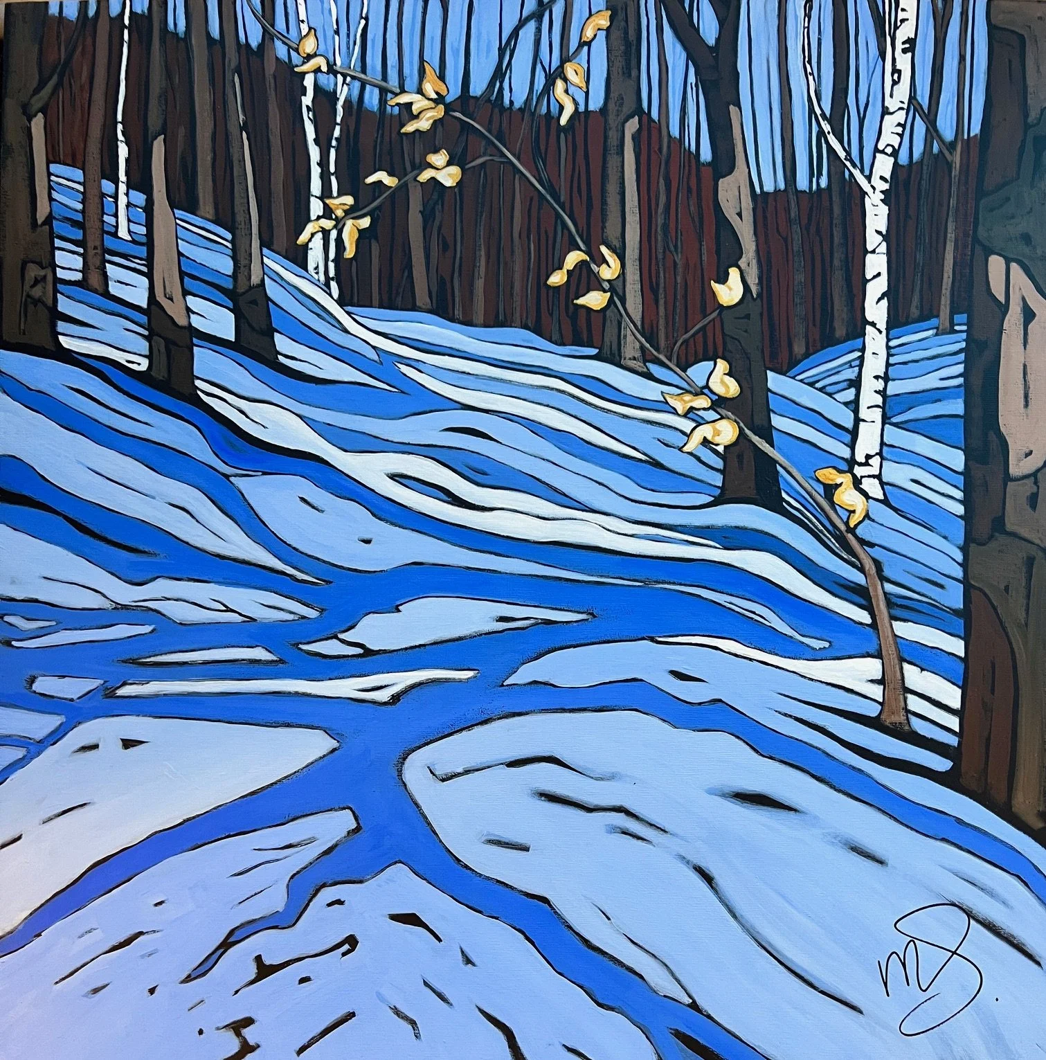 The American Beech
24" x 24"
Acrylic on Brich Panel
$800