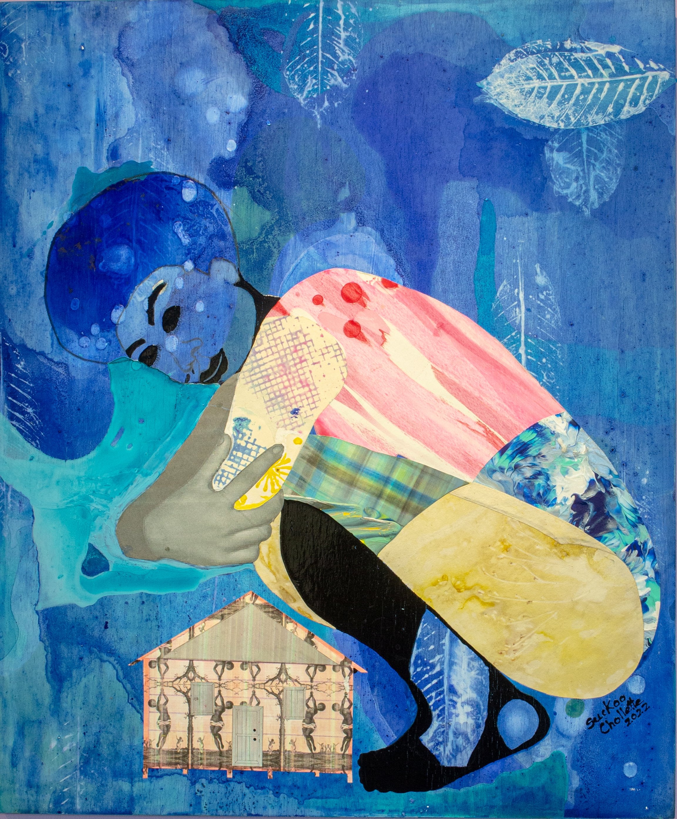 #3 Oshun Rising 2, 2022, 20x24, Acrylic and Collage on Wood Panel, cropped.jpg