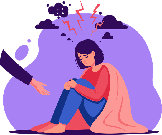 Scenic landscape with a lake, green hills, and towering mountains under cloudy sky.