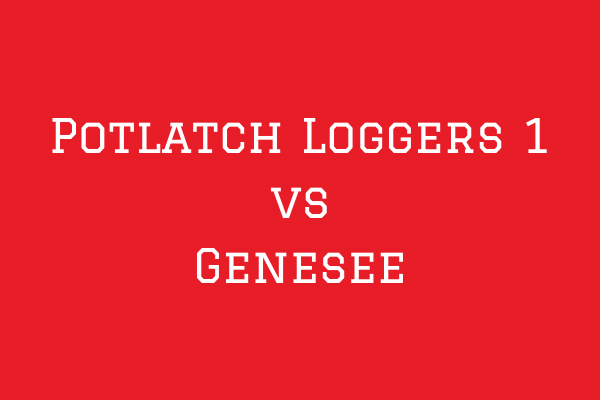 Potlatch Loggers 1 vs Genesee - Minors