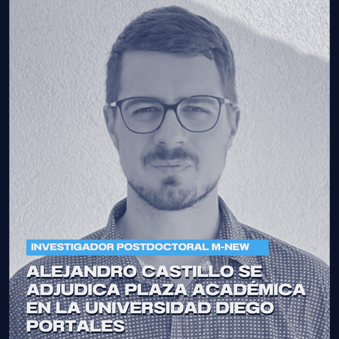 Investigador Alejandro Castillo se adjudica plaza académica en la Universidad Diego Portales