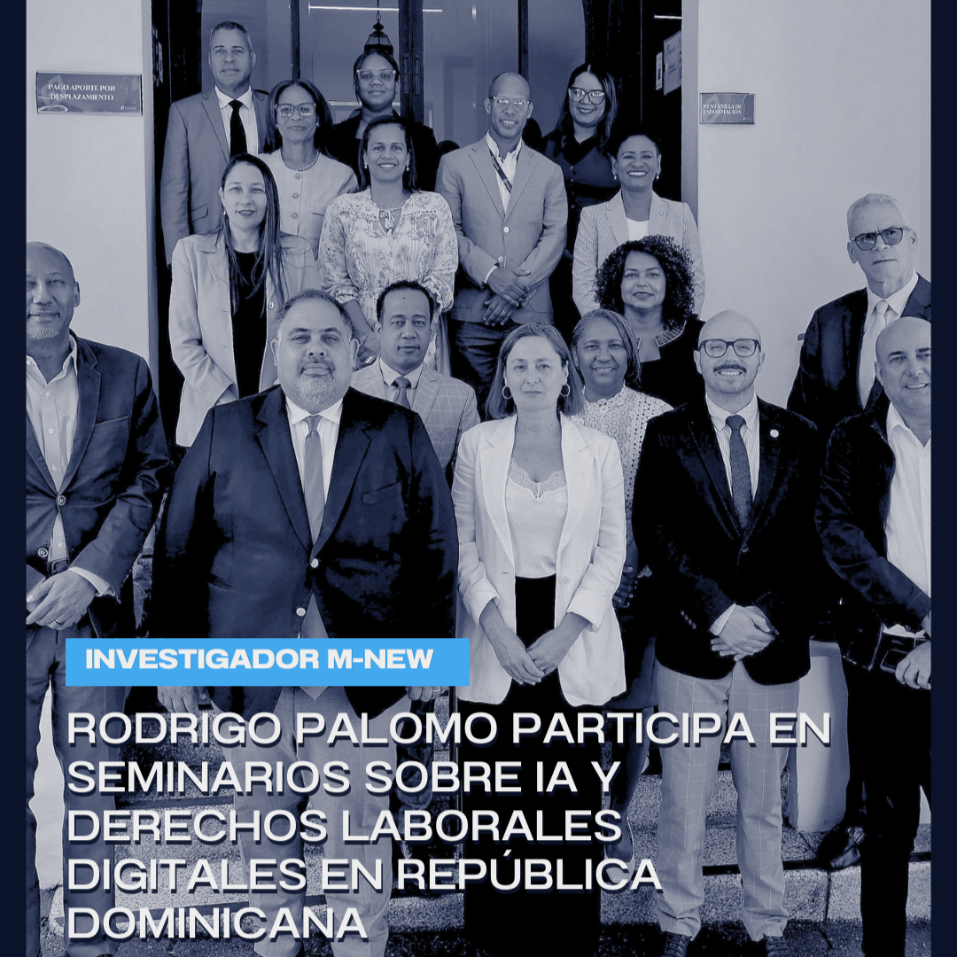 Investigador Rodrigo Palomo participa en seminarios sobre IA y derechos laborales digitales en República Dominicana