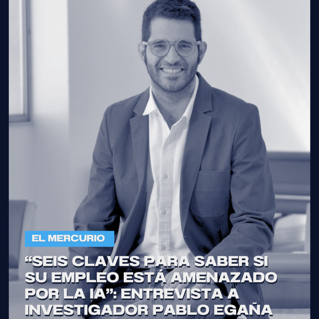 Seis claves para saber si su empleo está amenazado por la IA: entrevista a investigador Pablo Egaña