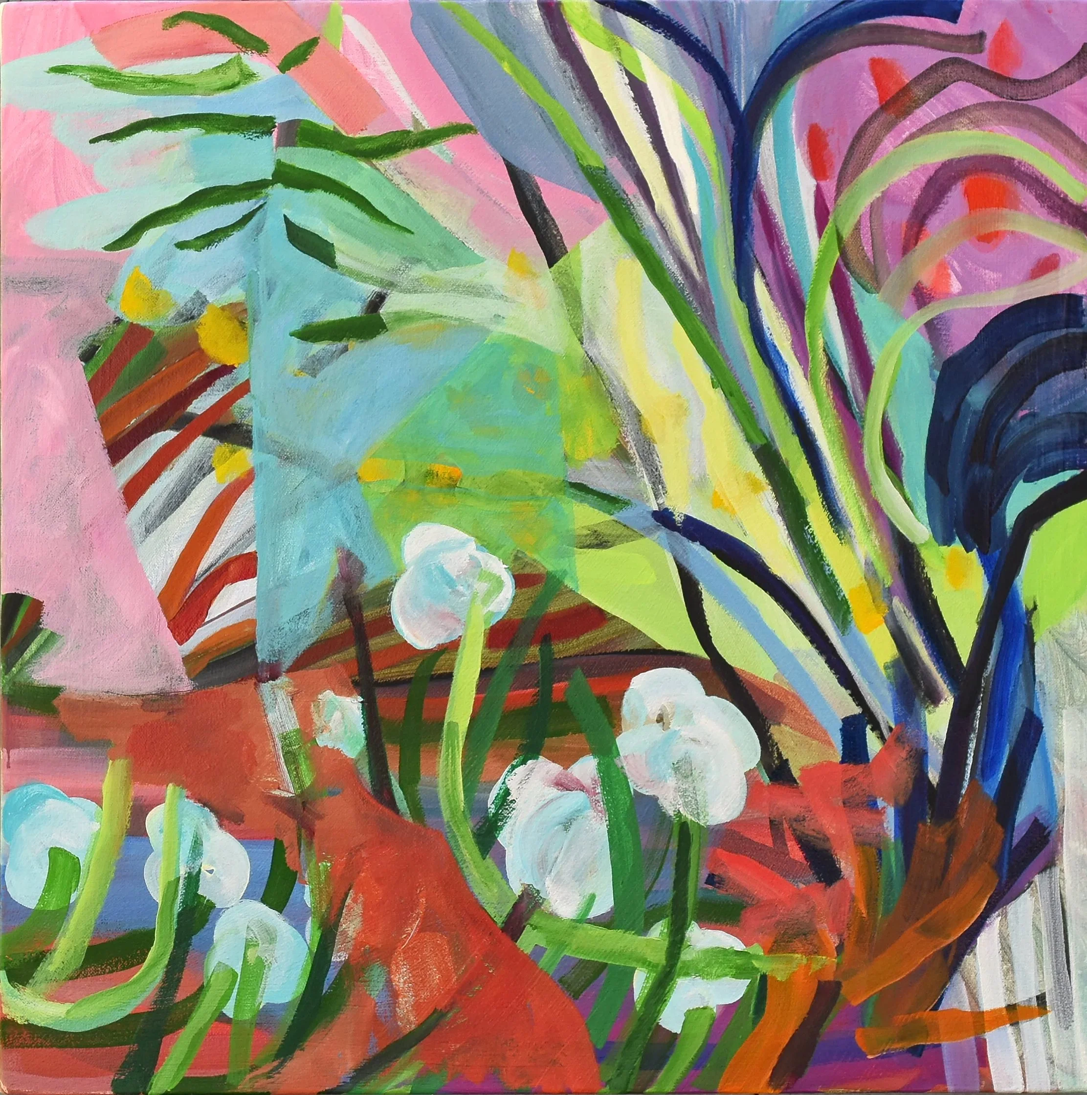 organic abstraction - oil on canvas