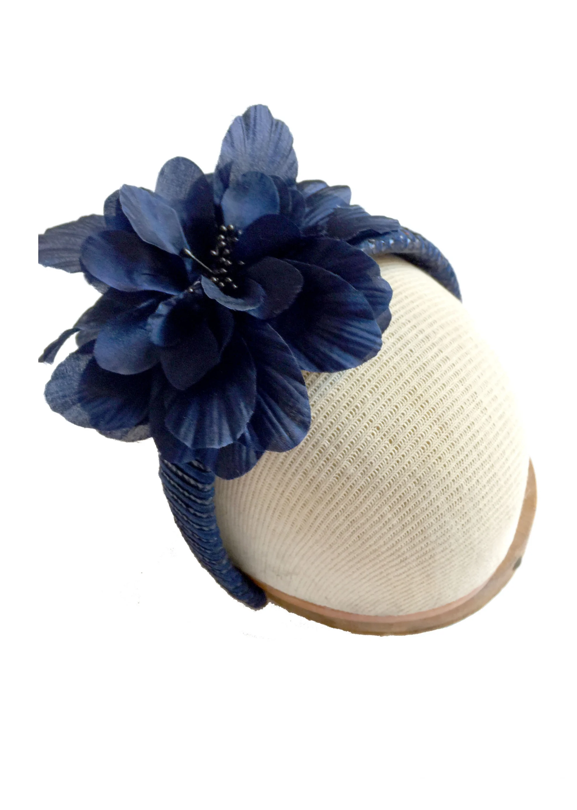 Blue Velvet Floral Headband